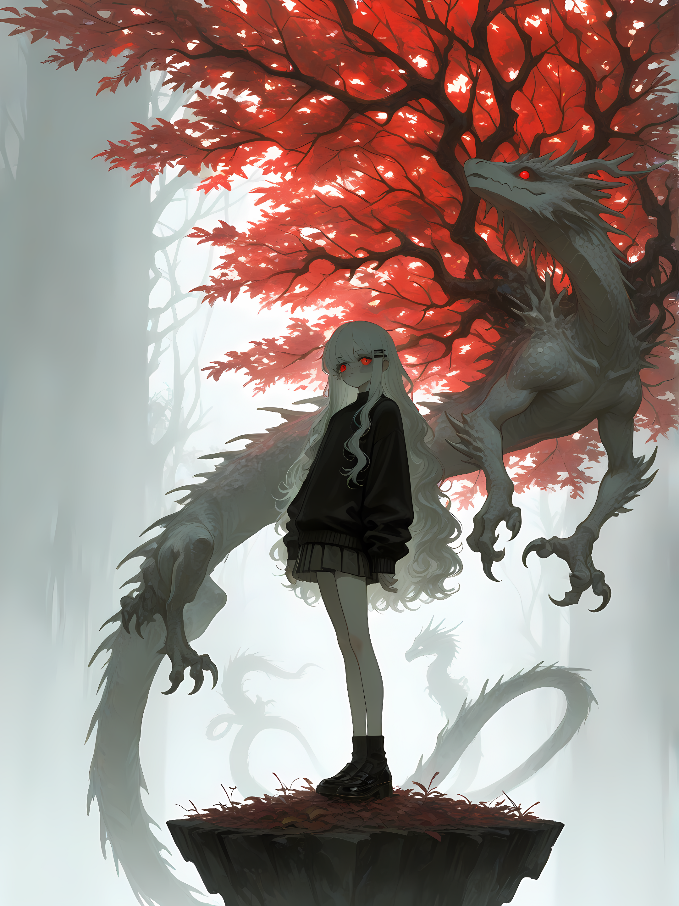 Maro aurafarming with her summon.