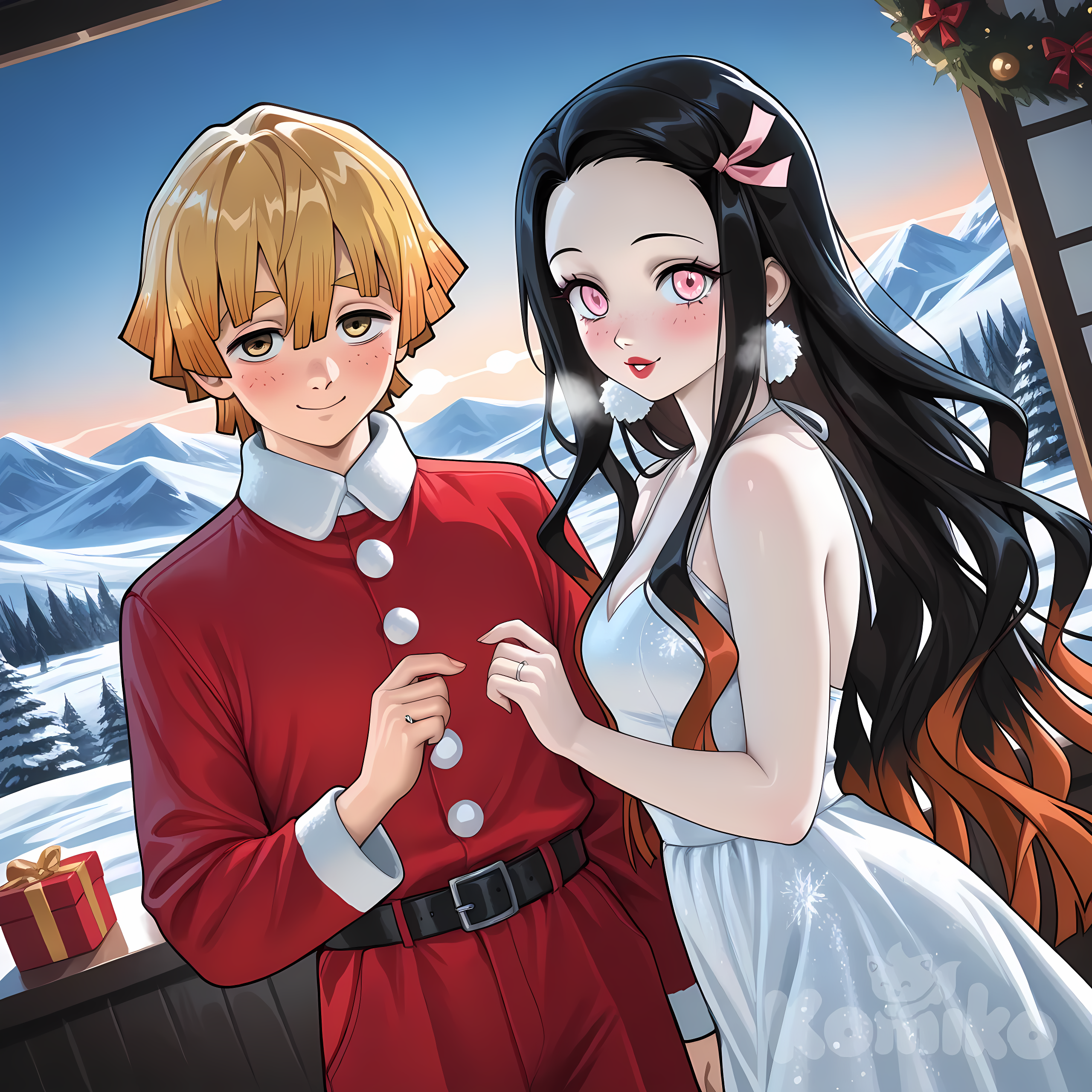 Nezuko and zenitsu ⛄