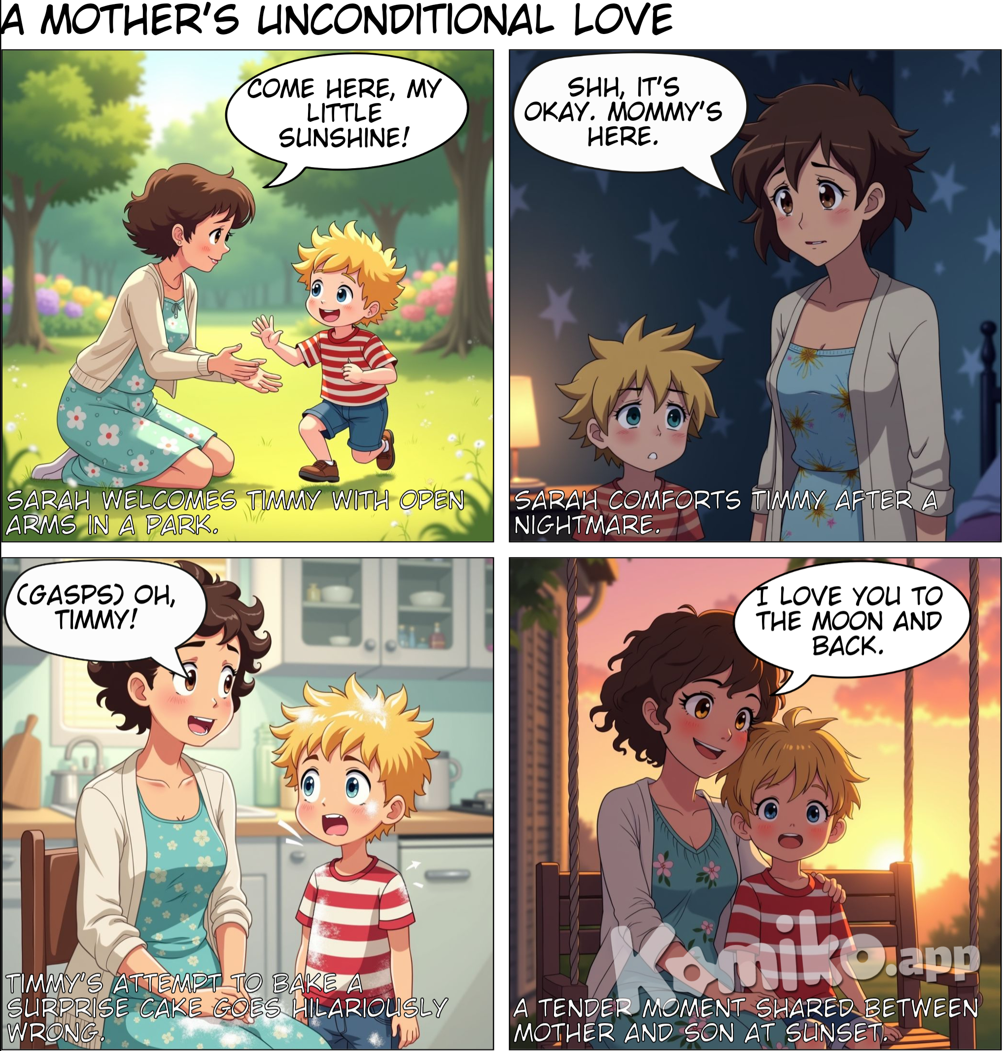 Mom and son love  story