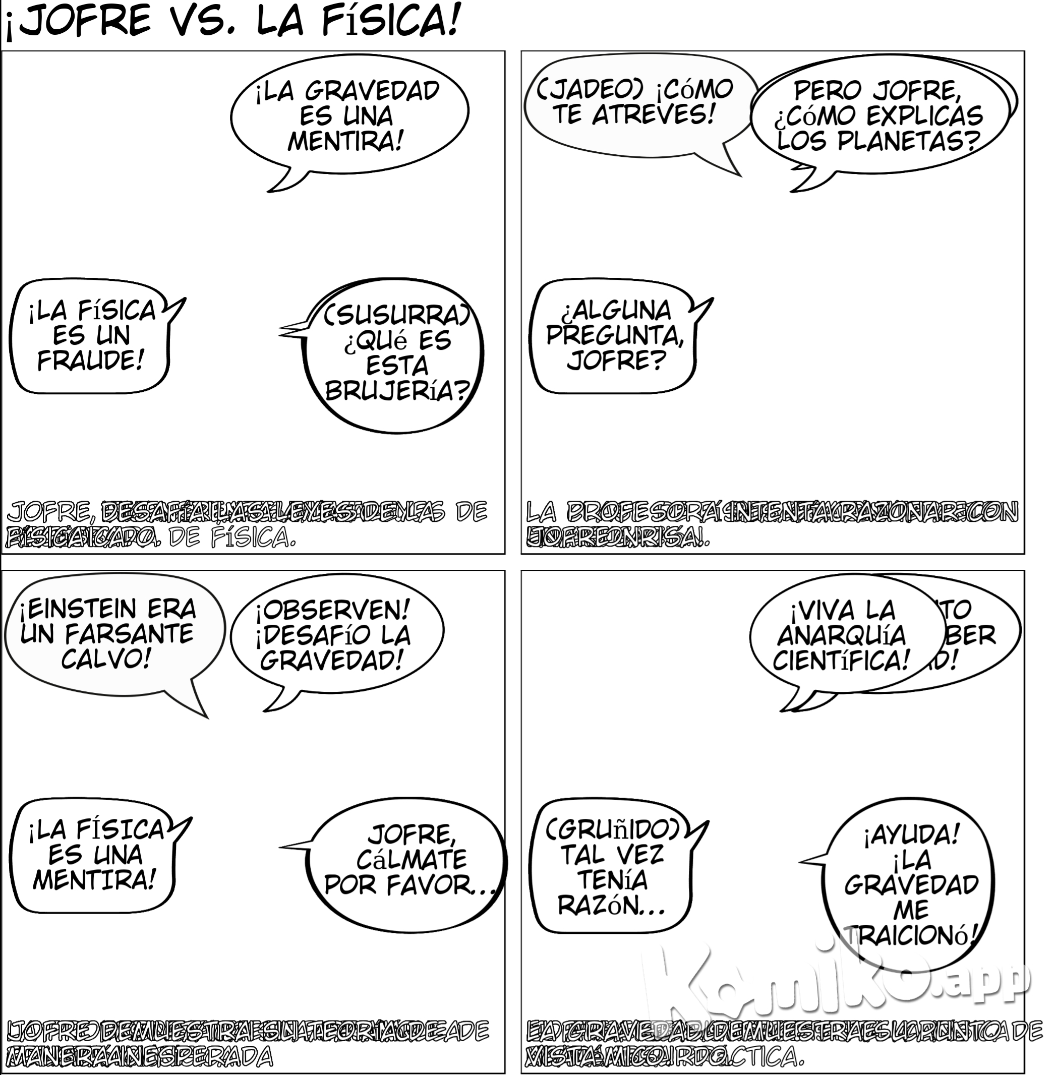 niño negro con lentes, llamado jofre le grita enojado a su profesora de fisica