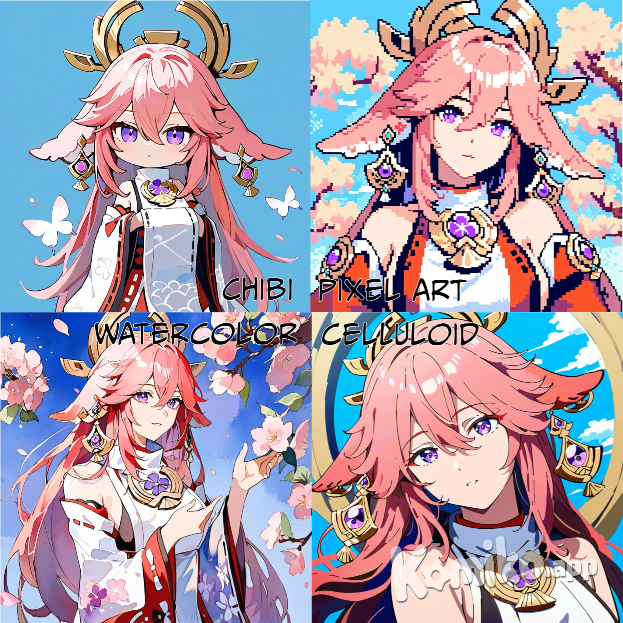 Yae Miko in every universe