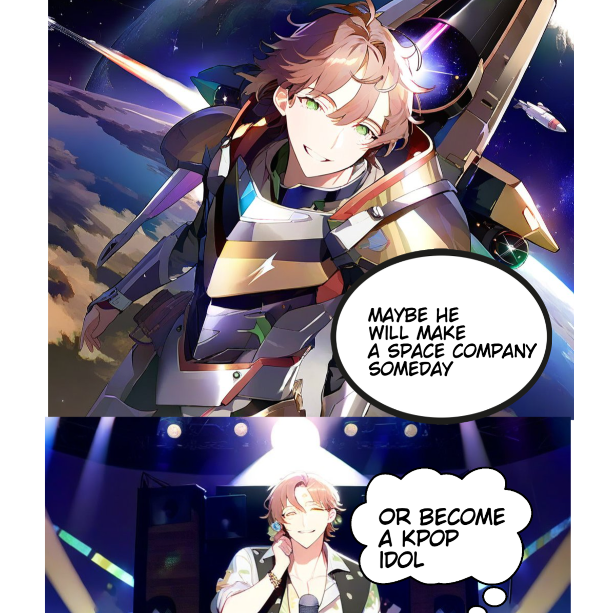 Will Palmer Lucky be a kpop idol?