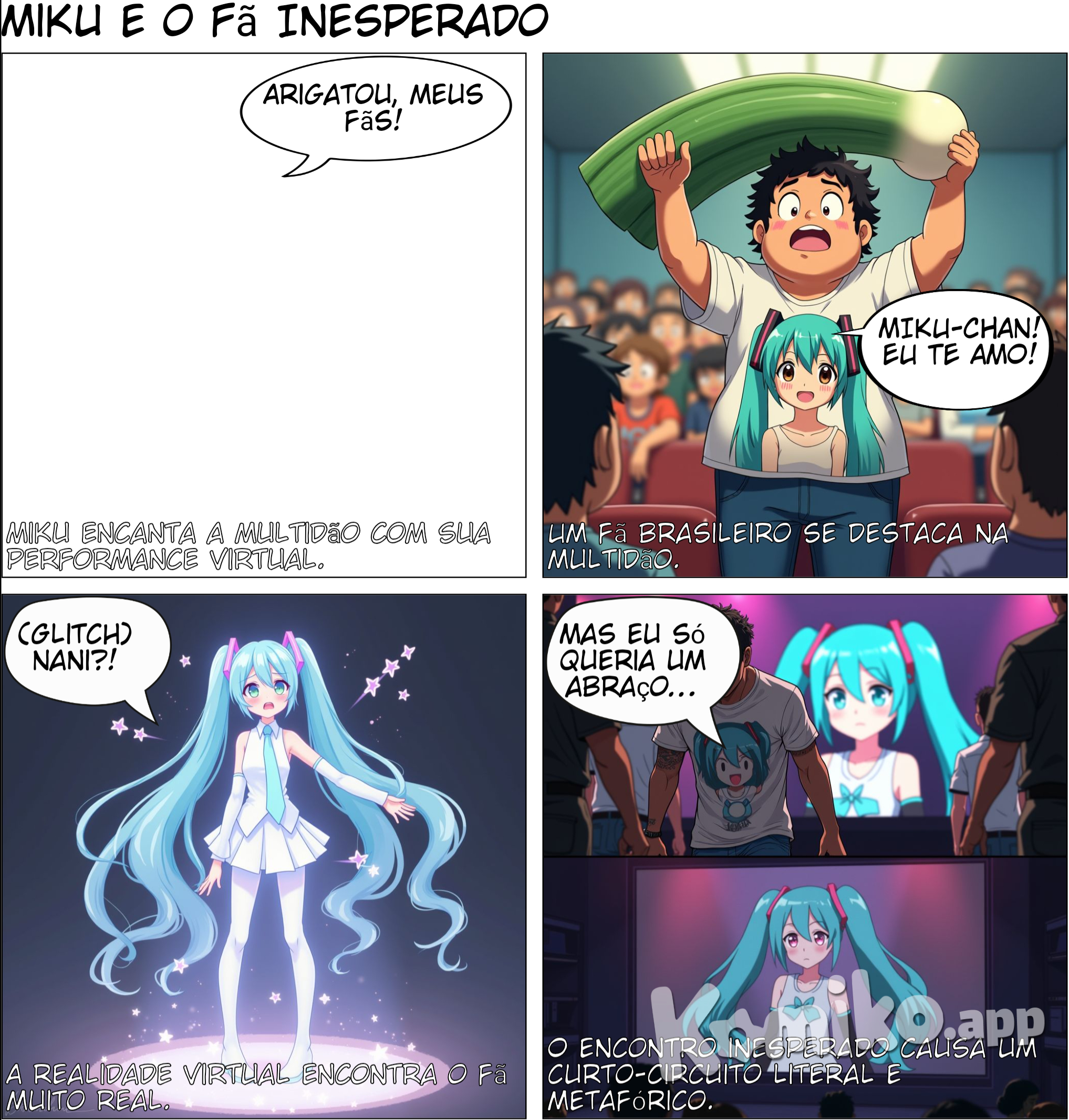 Miku hatsuni x fã fabricio cavalcante