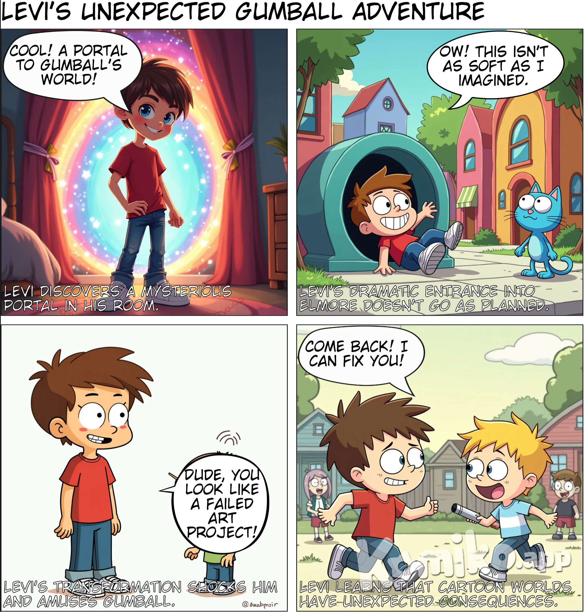 Levi from the amazing world of gumball 