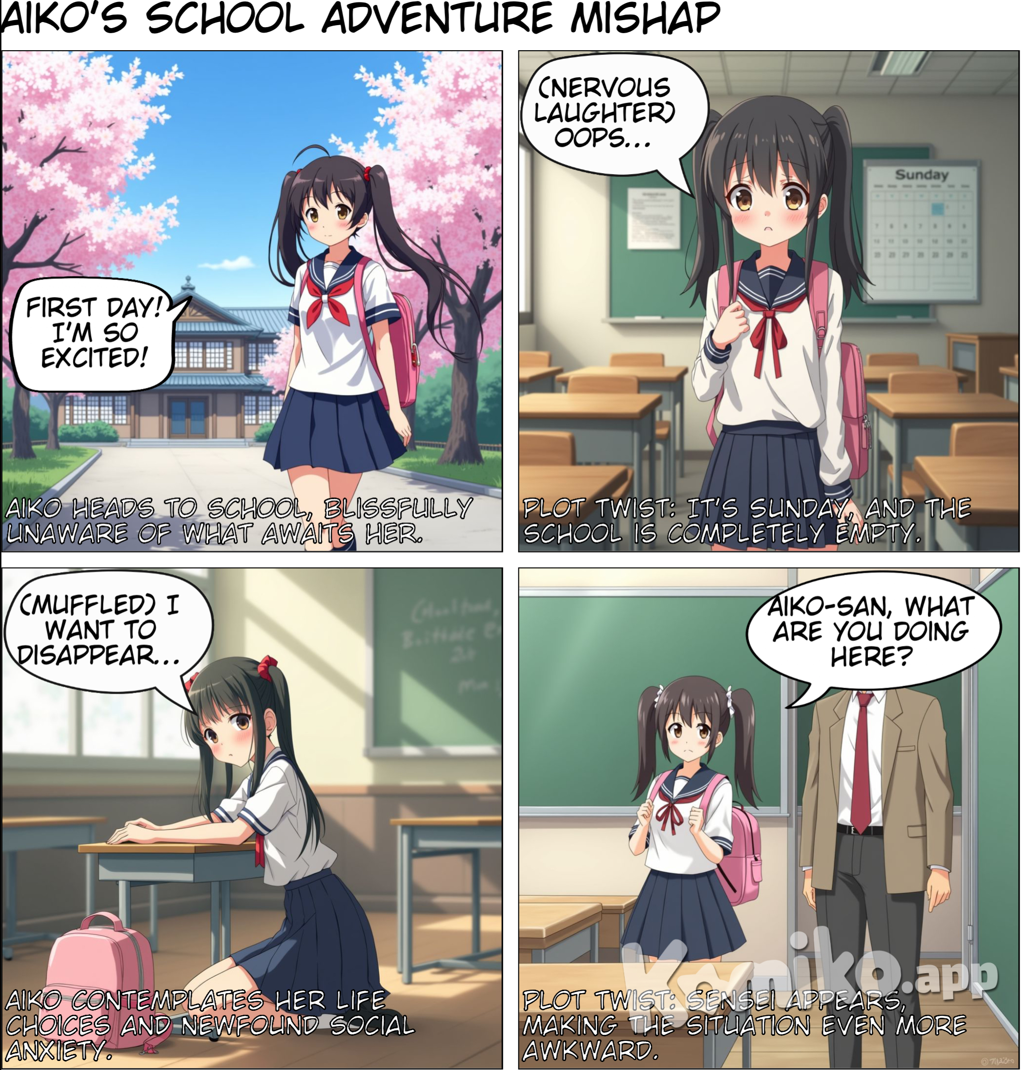 <Aiko-2qrb> goes to school