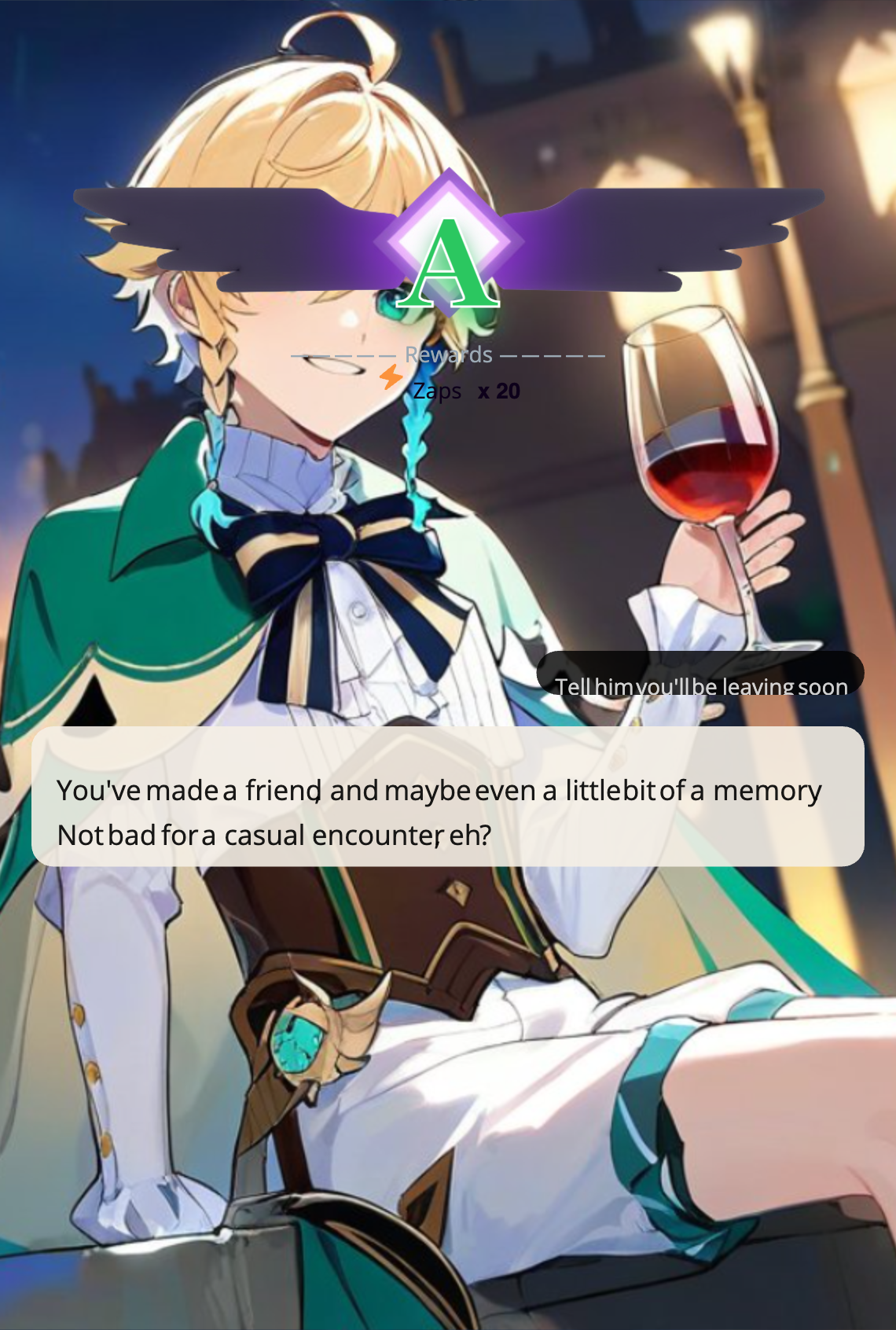 Chat with Character - Journey with Venti (Genshin Impact)