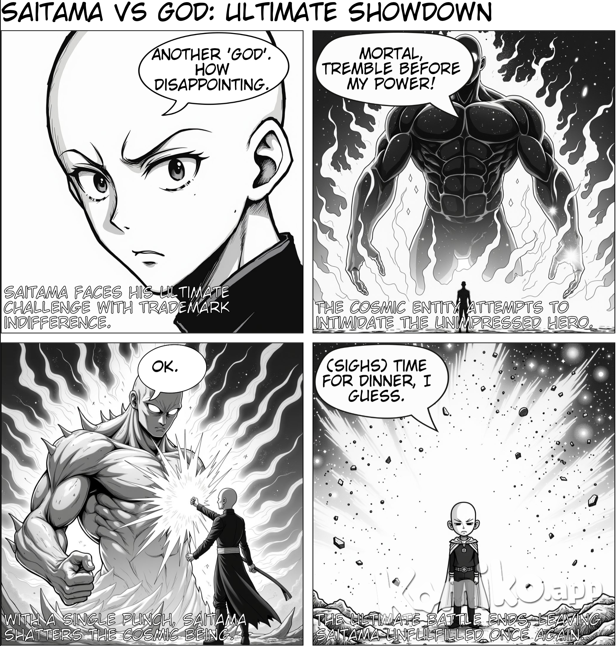 Saitama vs God