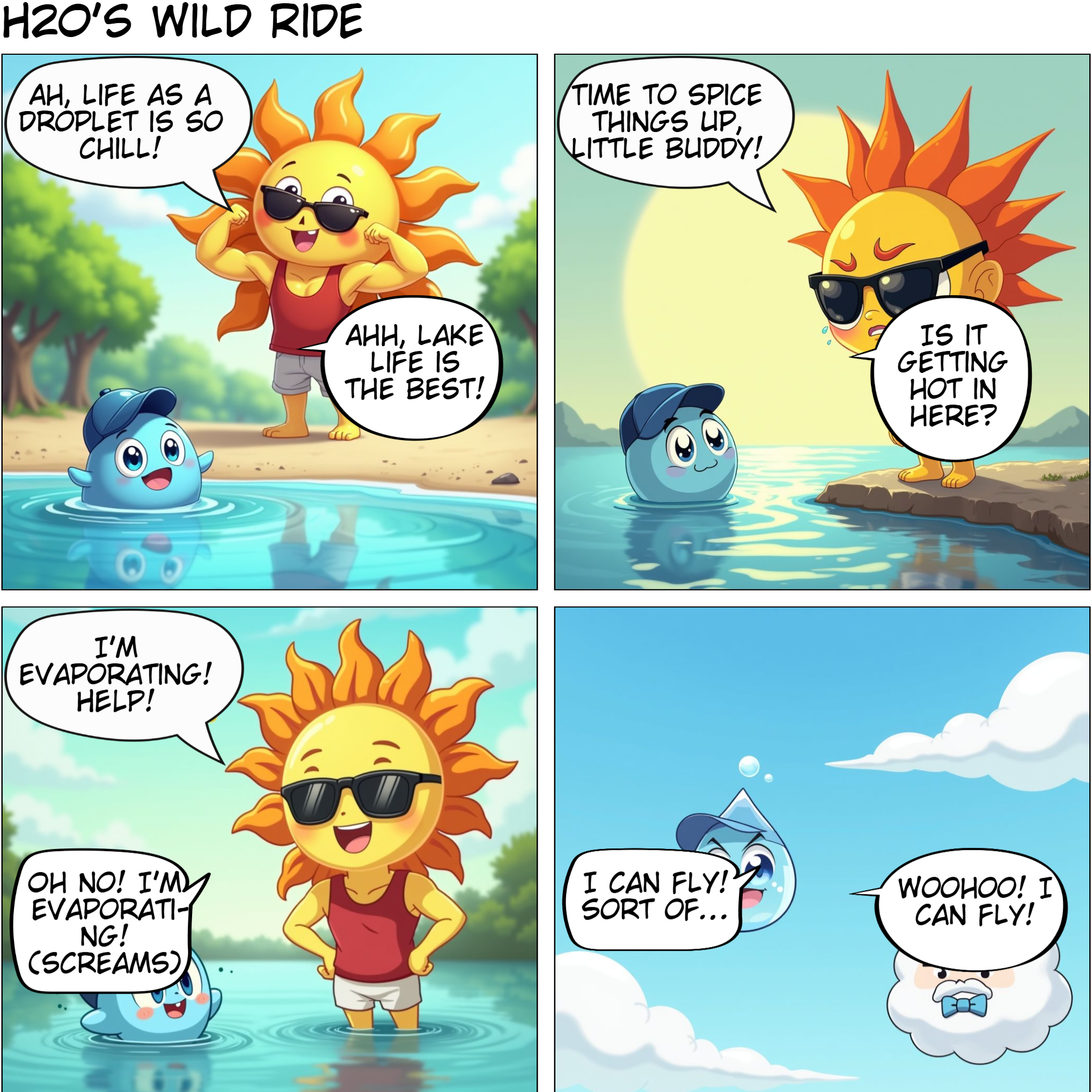 The water cycle process
