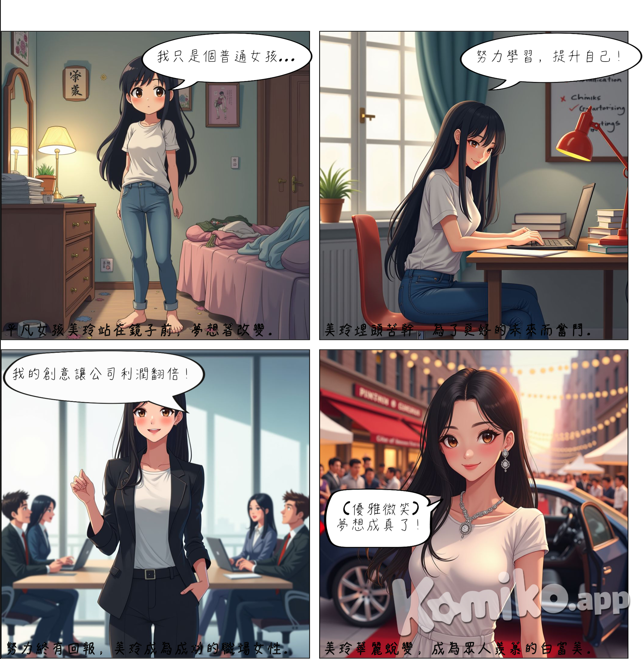 我從普通女生逆襲成白富美