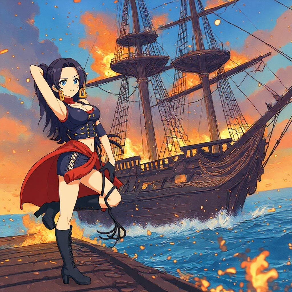 Boa Hancock Flag Diamond Ship Code:B