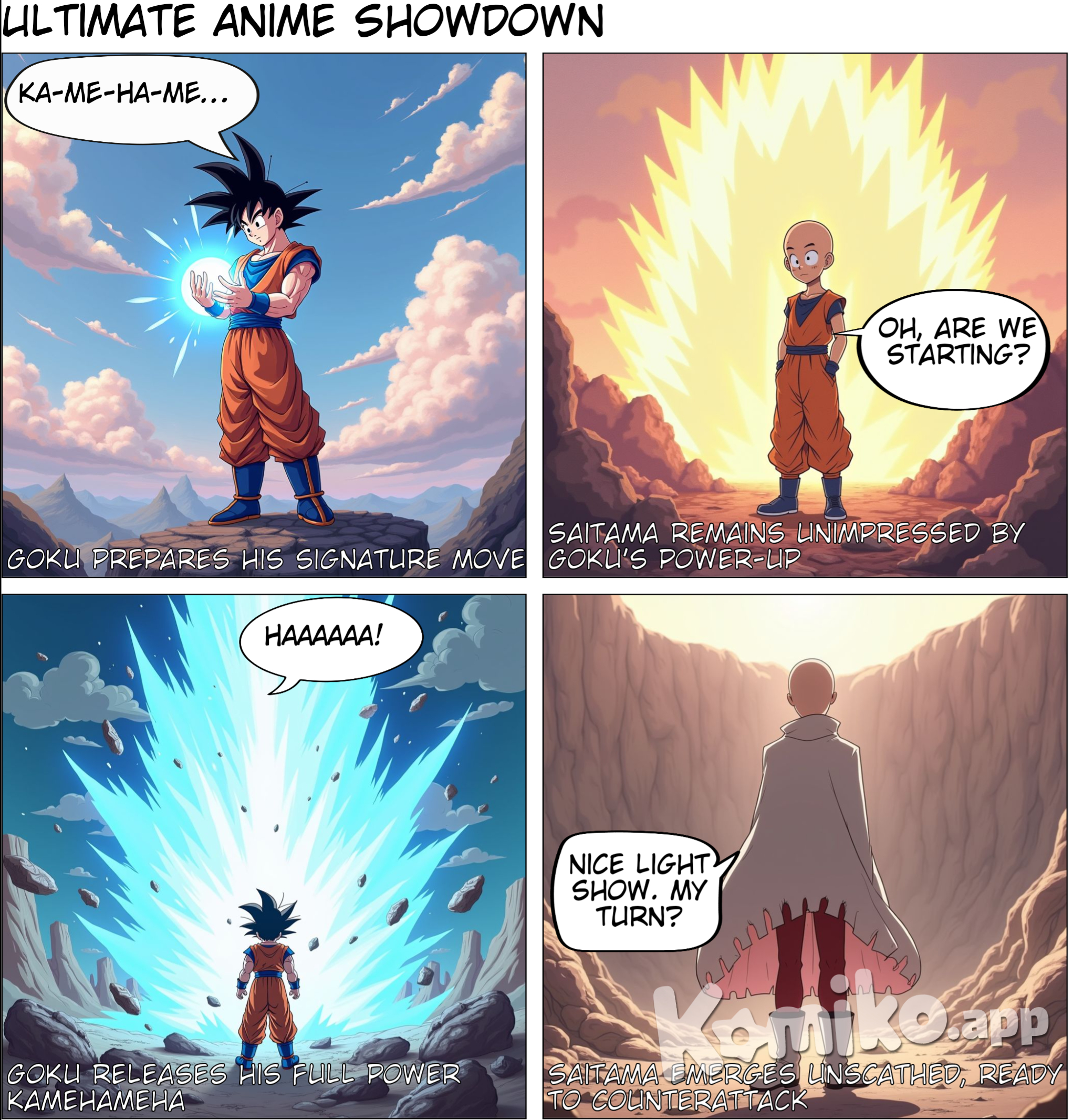 Goku vs Saitama