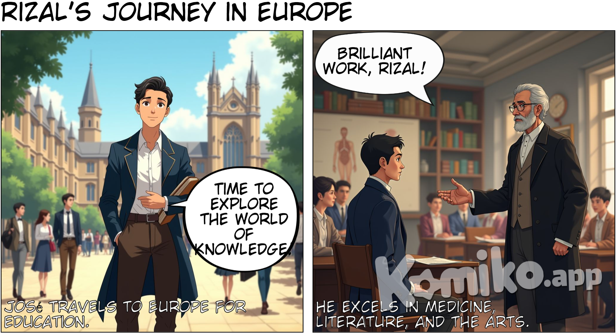 Jose Rizal's Journey