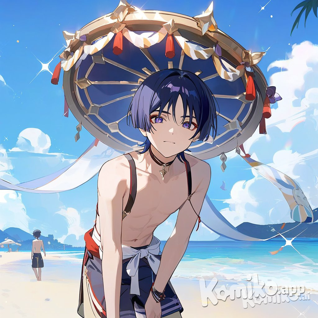 Scaramouche in vacation 🥰