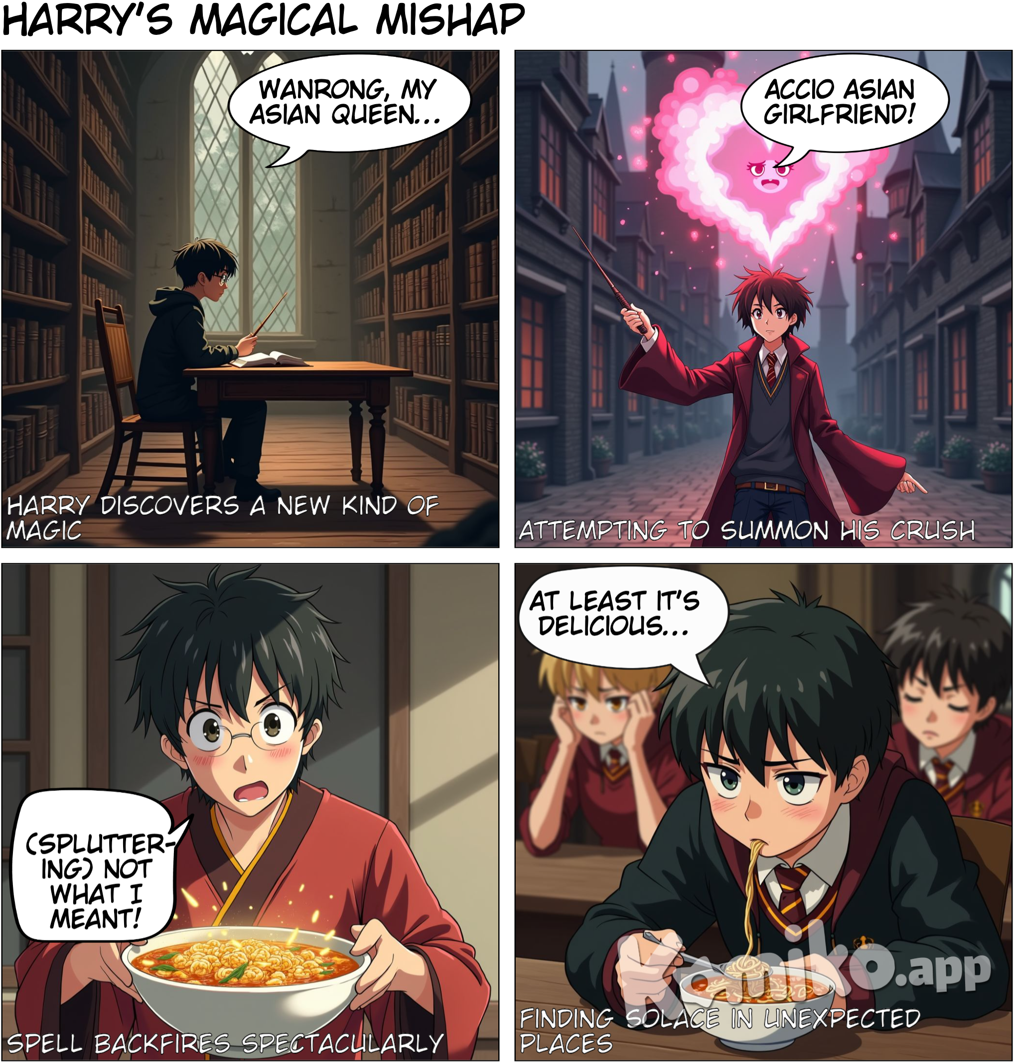 harry potter likes wanrong