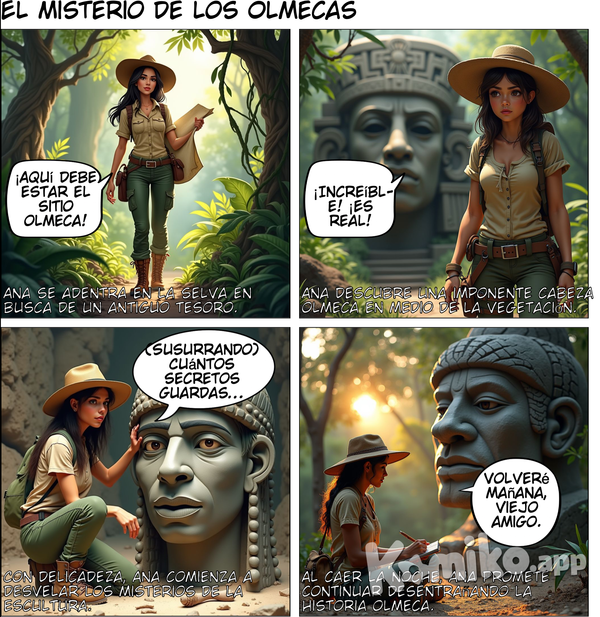 la historia de las cabezas olmecas