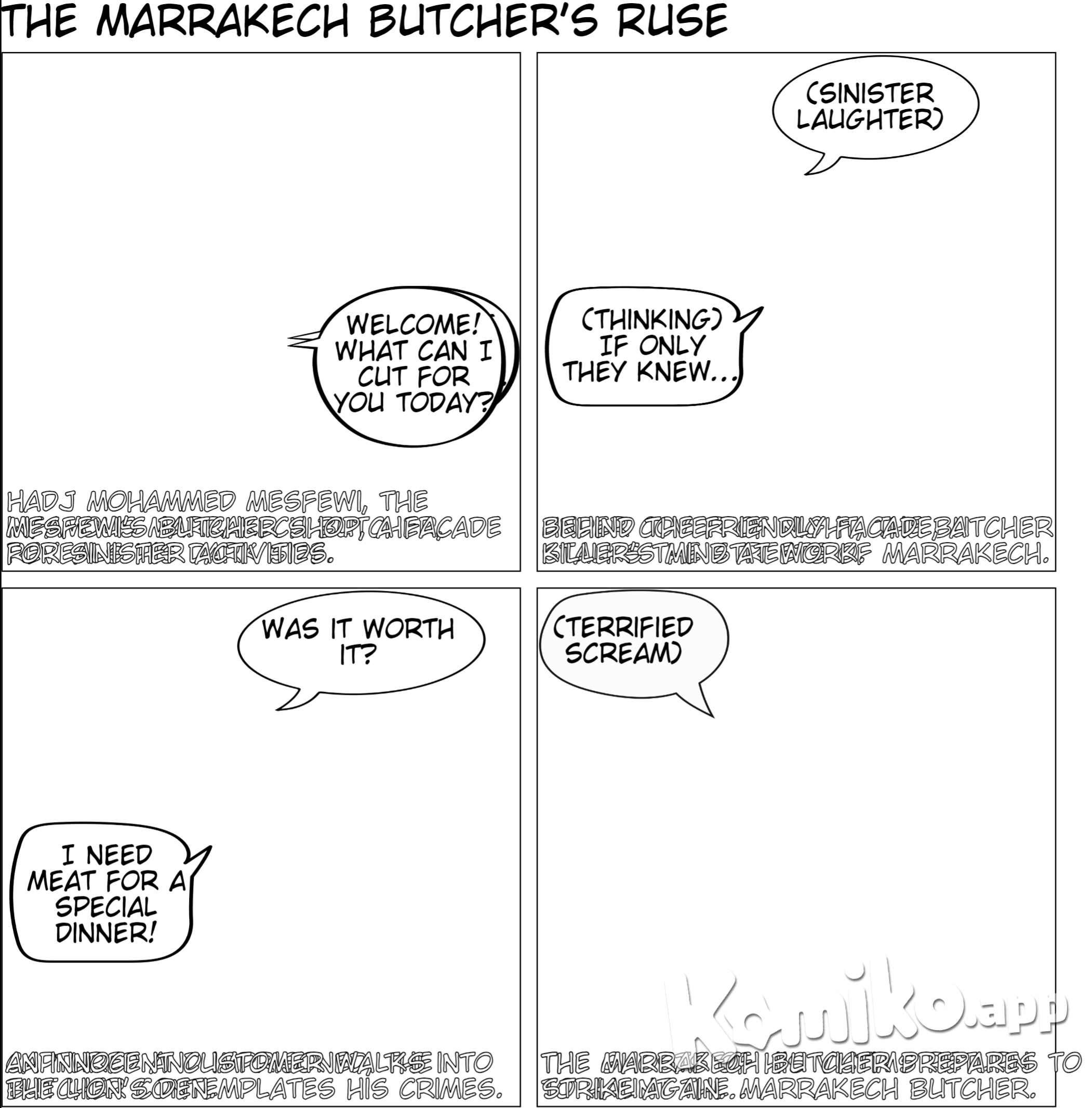  Hadj Mohammed Mesfewi, known as the "Marrakech butcher,"