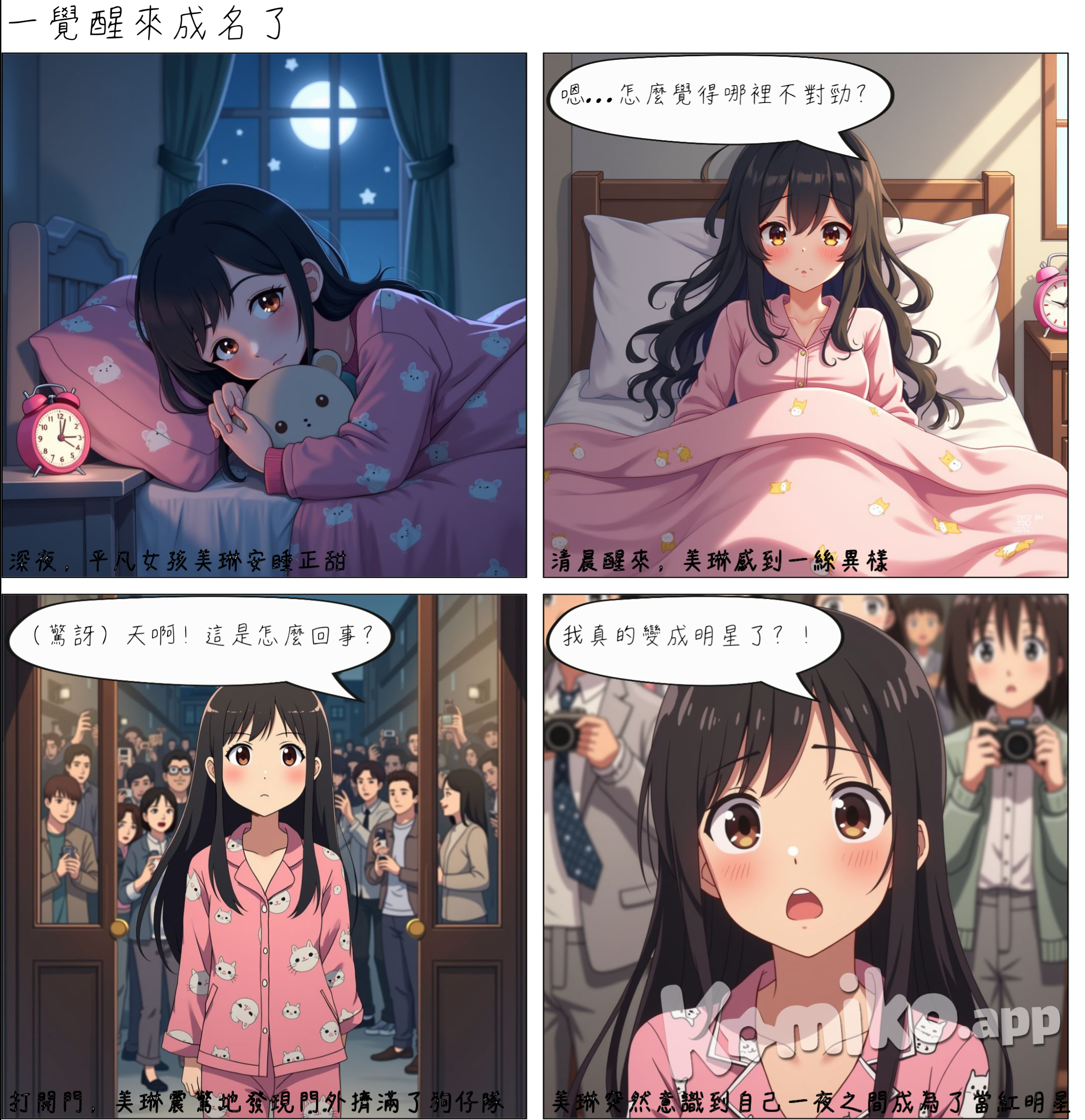 我是一個普通女生 某天醒來變成了當紅明星