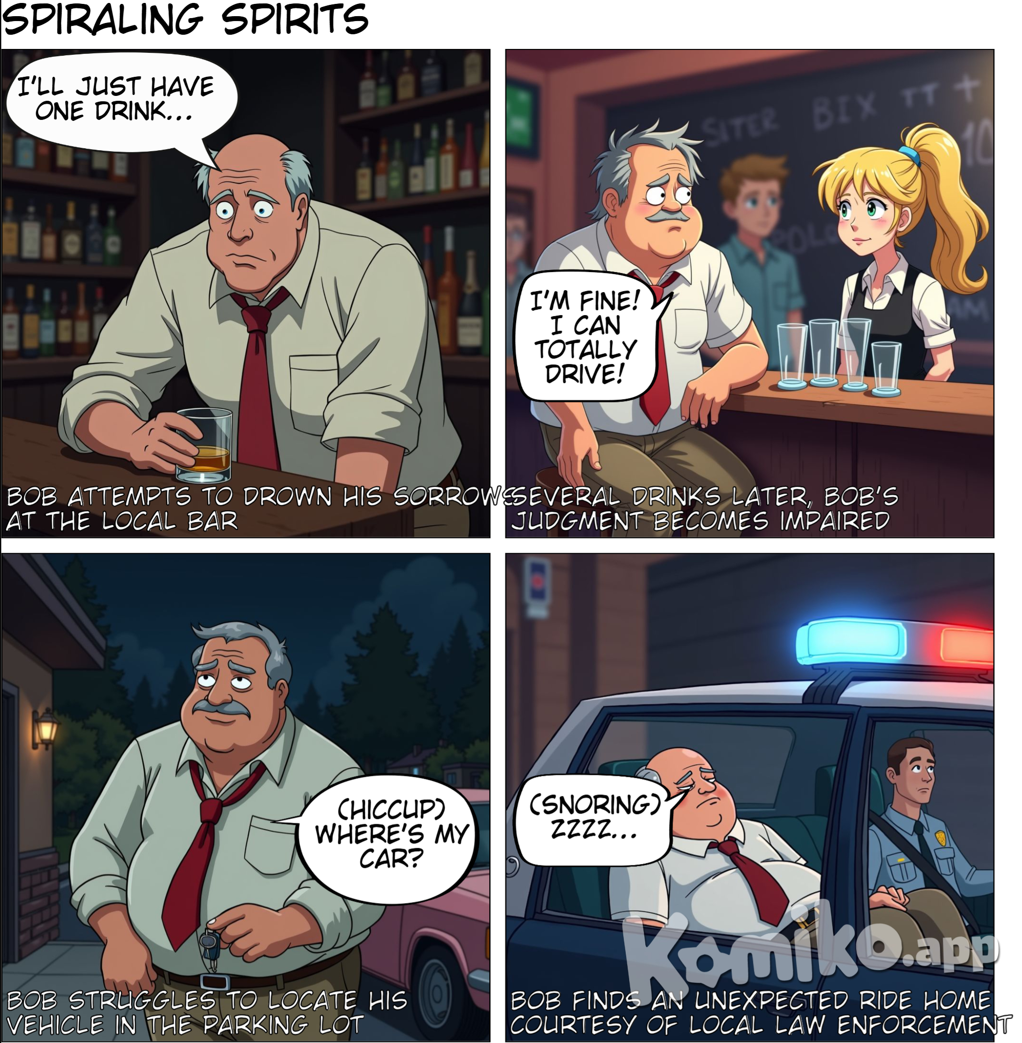 Man gets drunk