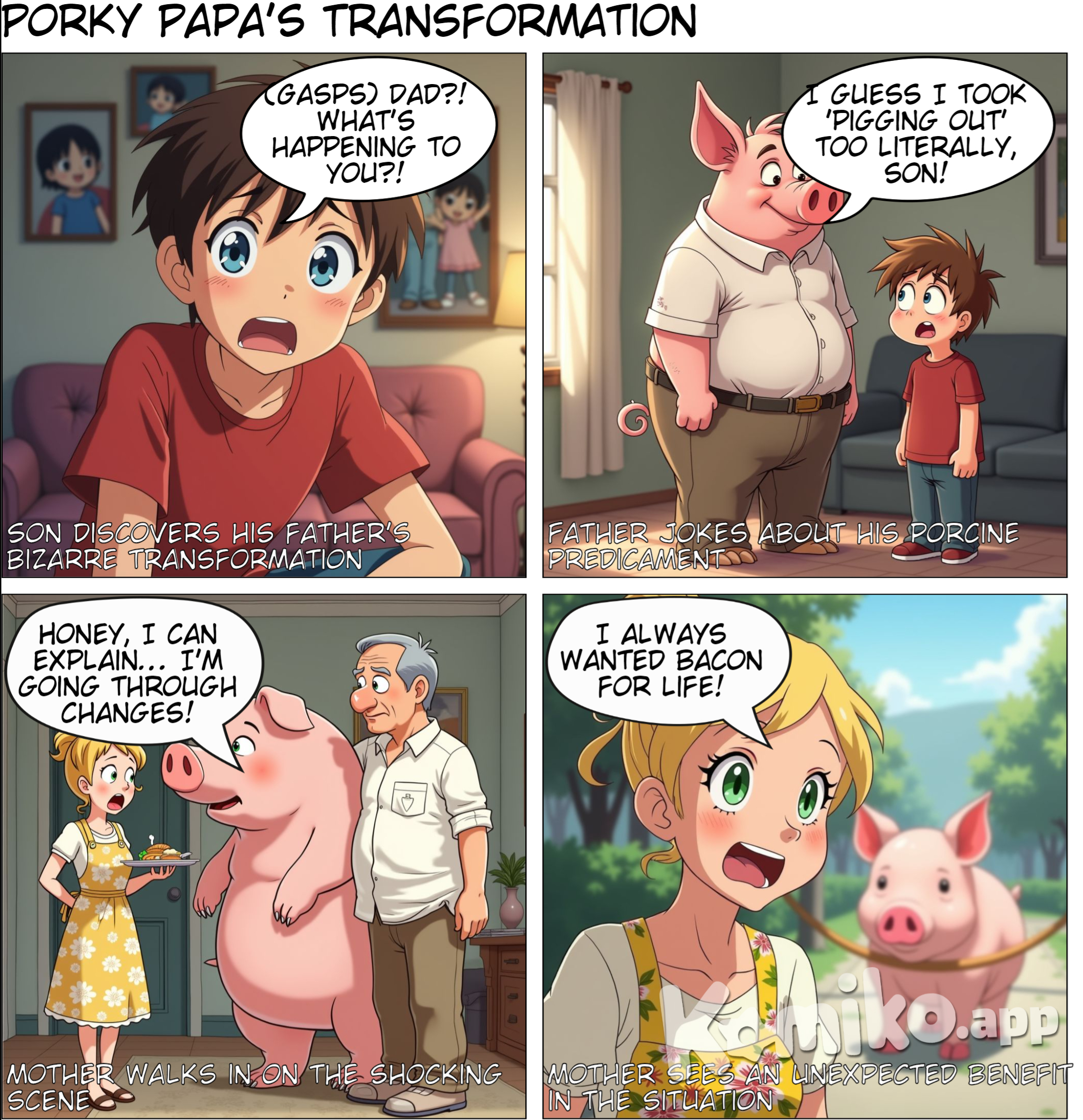 my father became a pig