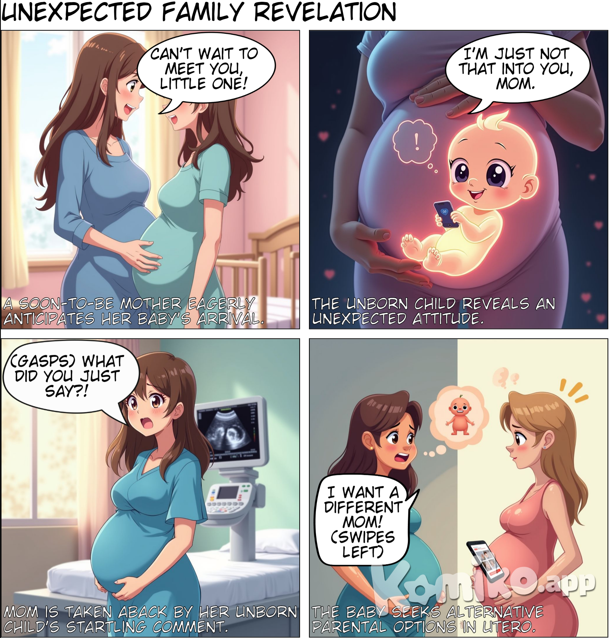 Pregnant mother baby I'm just not .kid mom?