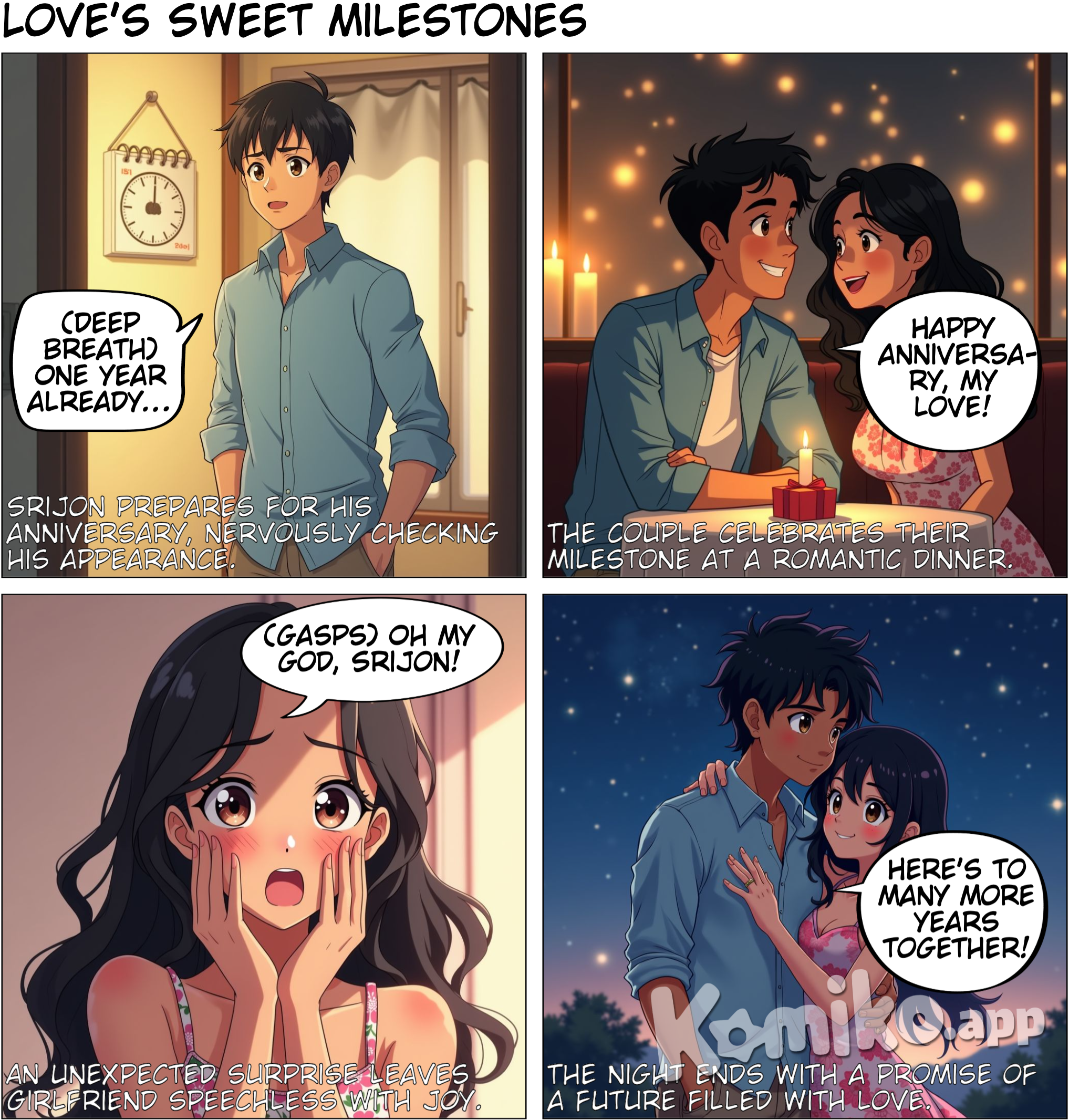Srijon's 1 year anniversary with gf