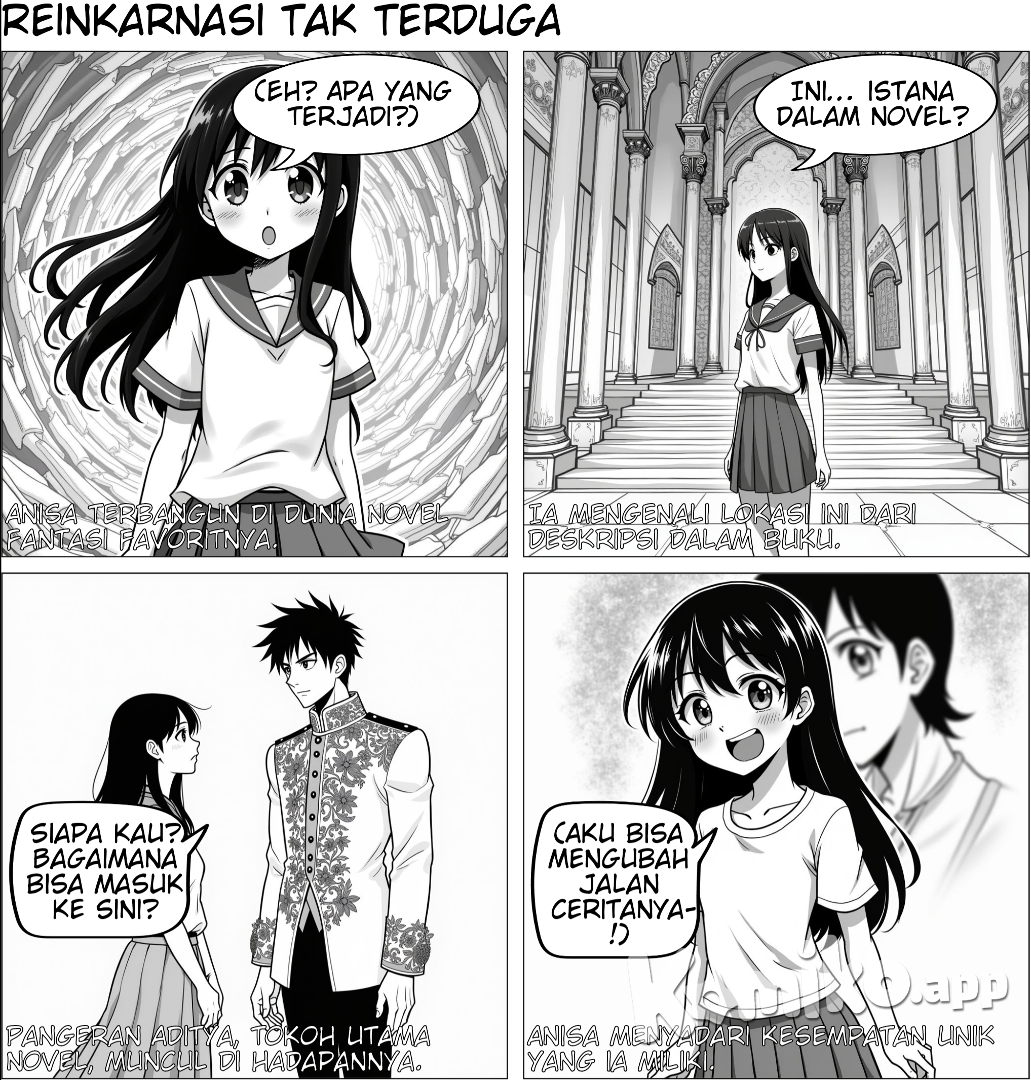 gadis SMA yang terlahir kembali ke novel yang dia baca
