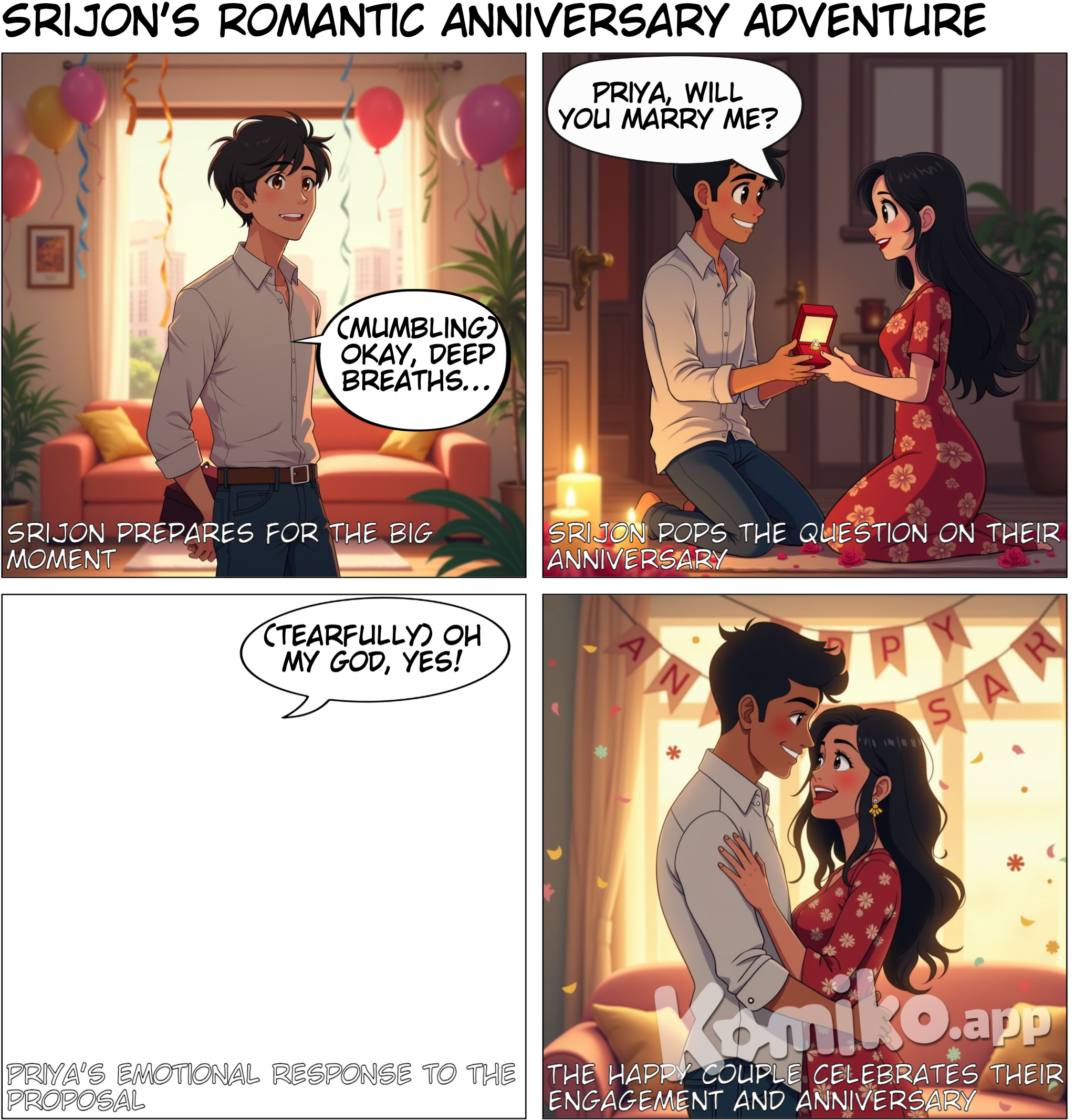 Srijon's 1 year anniversary with gf