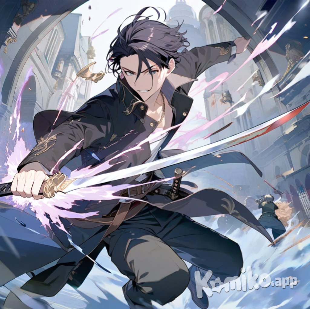 prompt: sword swings
