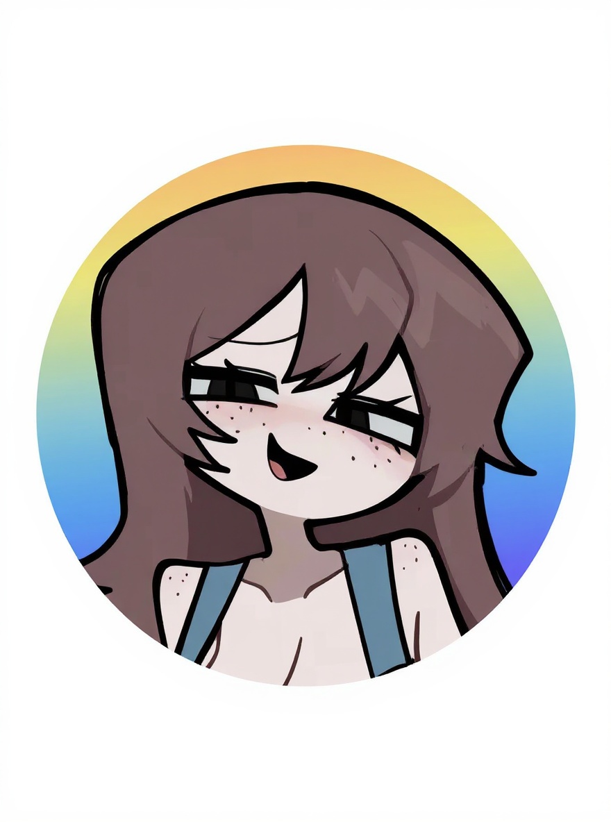 A pfp of my OC Melissa