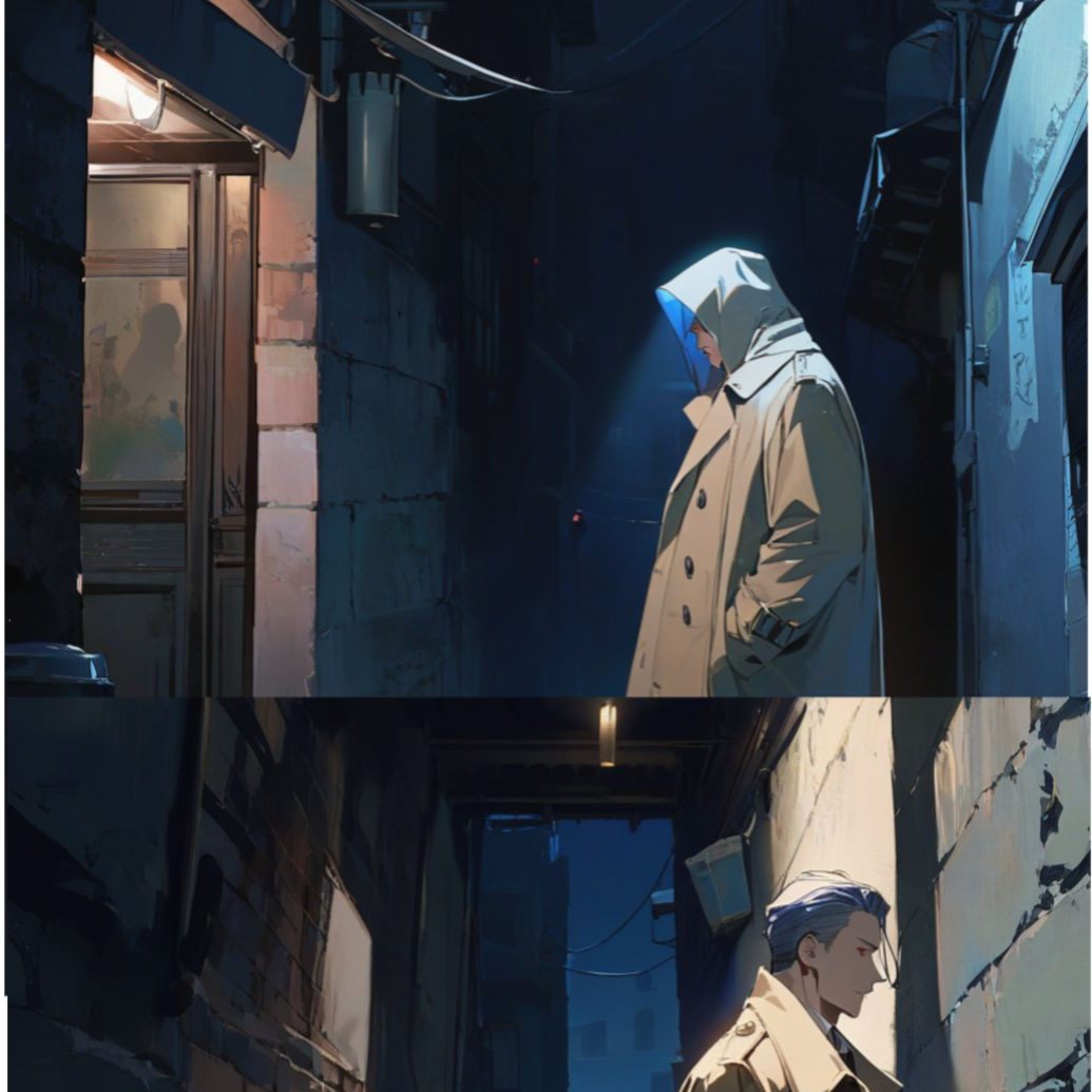 Don't go into the blue alley