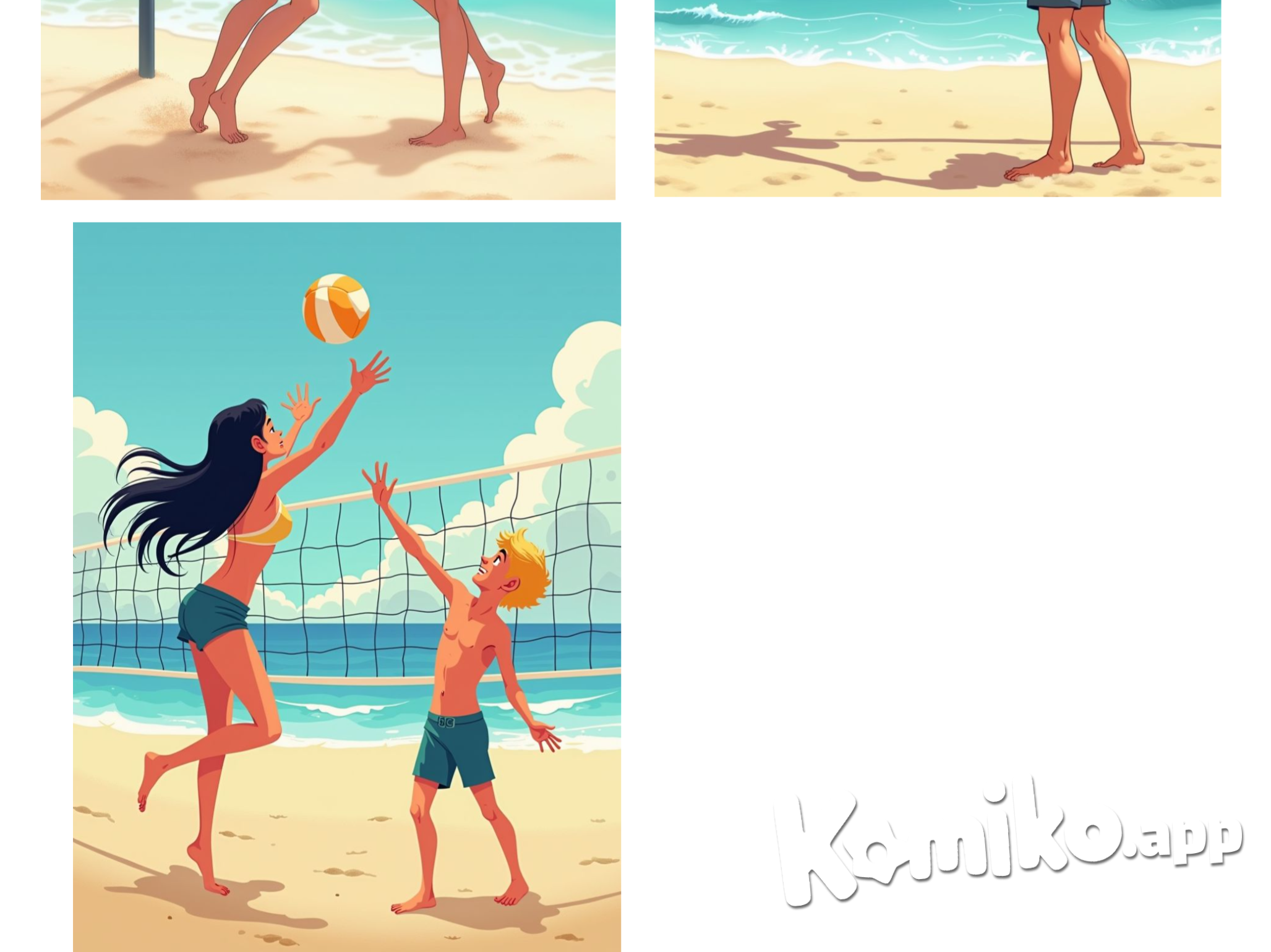 The beach career of a Tawian girl