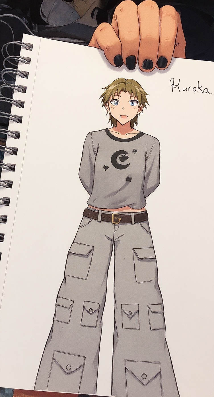 AI generated Image of a drawing I drew lol