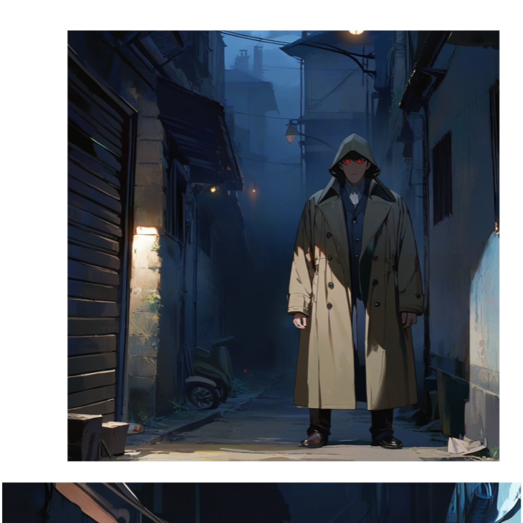 Don't go into the blue alley