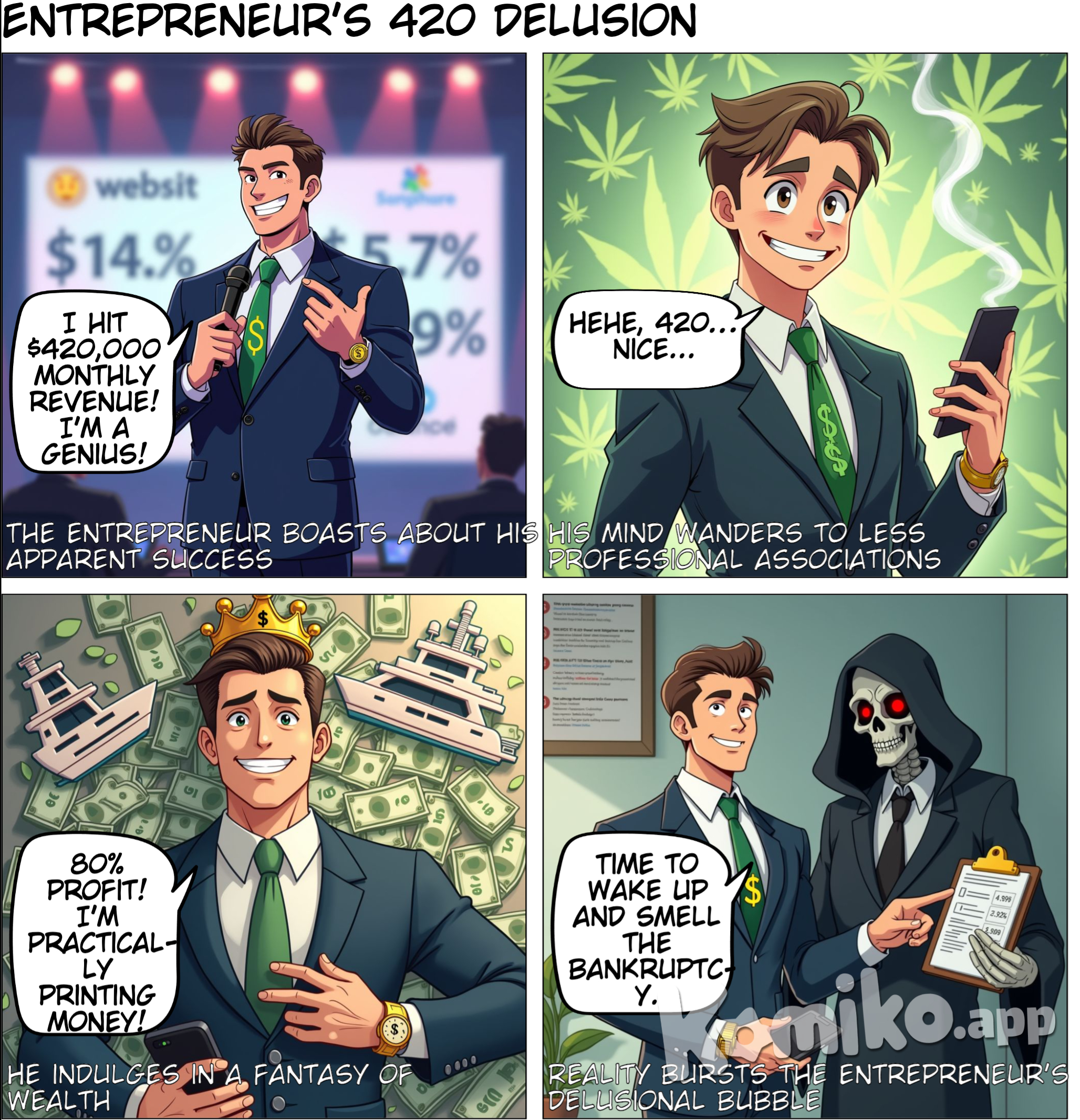 ✨ I hit a new $420,000/mo revenue record 🍀 420=nice At ~80% profit now: 📸http://PhotoAI.com $161K/m 📕http://ReadMAKE.com $93K/m 🌍http://Nomads.com $61K/m 🏡http://InteriorAI.com $43K/m
