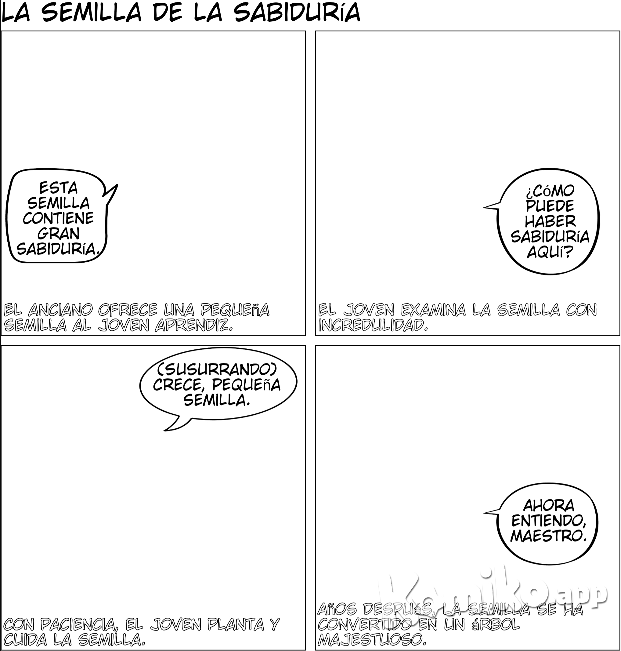 Créame una parábola 