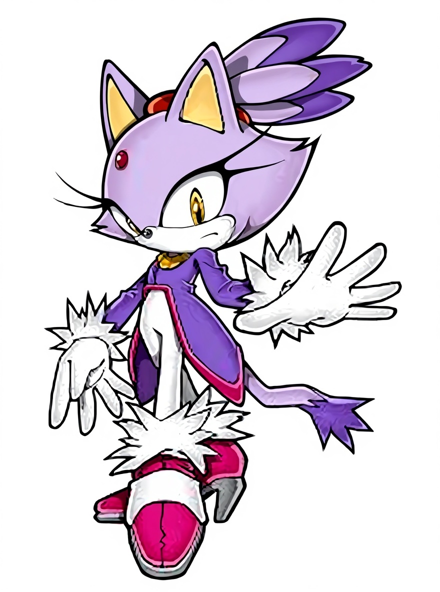 My OC blaze the cat