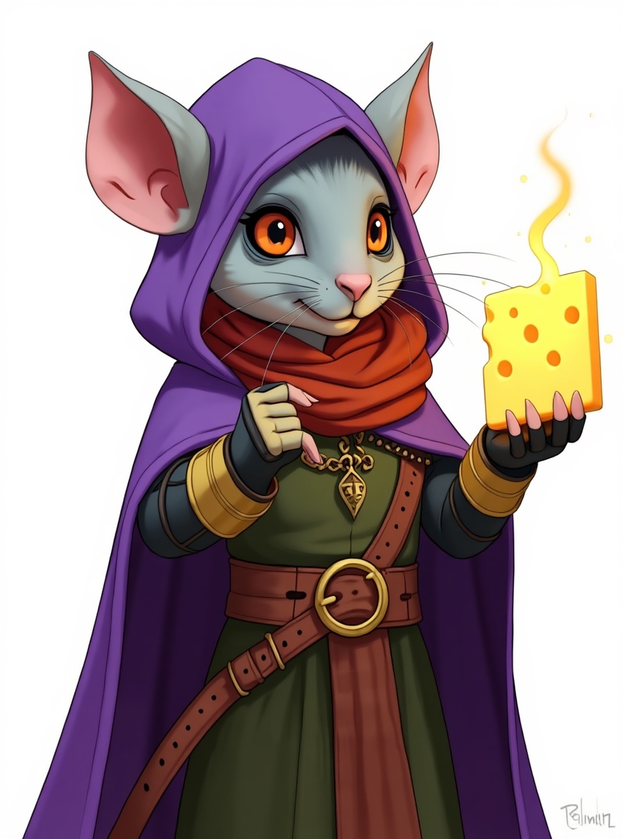 My OC The nervous rat thief girl