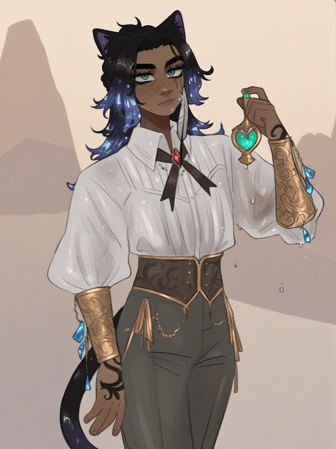 inkwell cookie but human!!