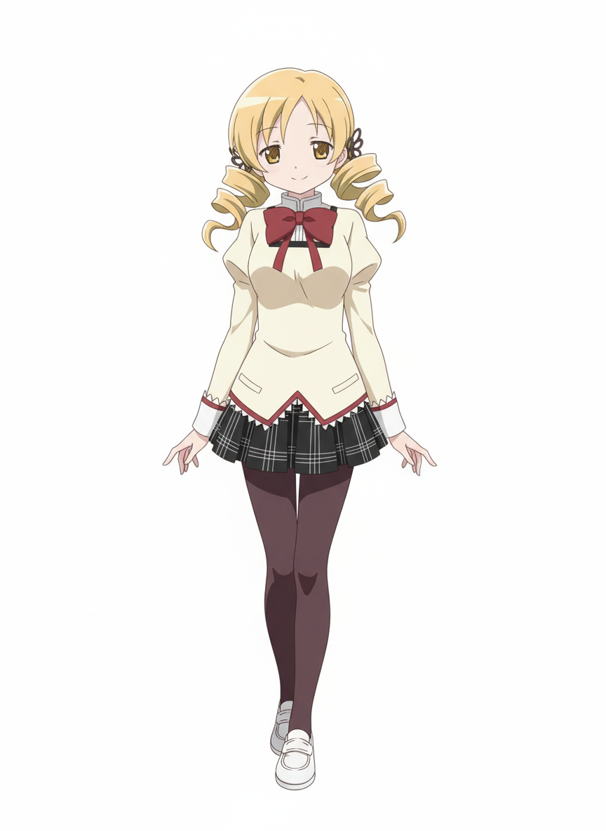 My OC Tomoe Mami ( School uniform )