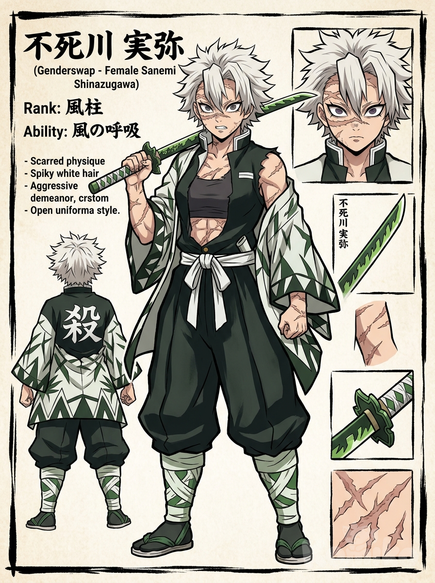 Sanemi female version 