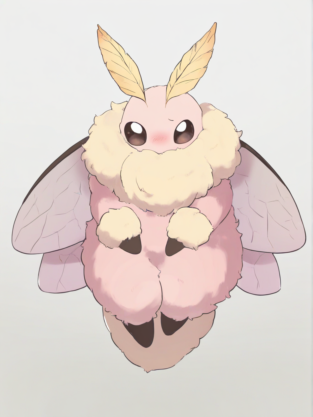 A cute moth