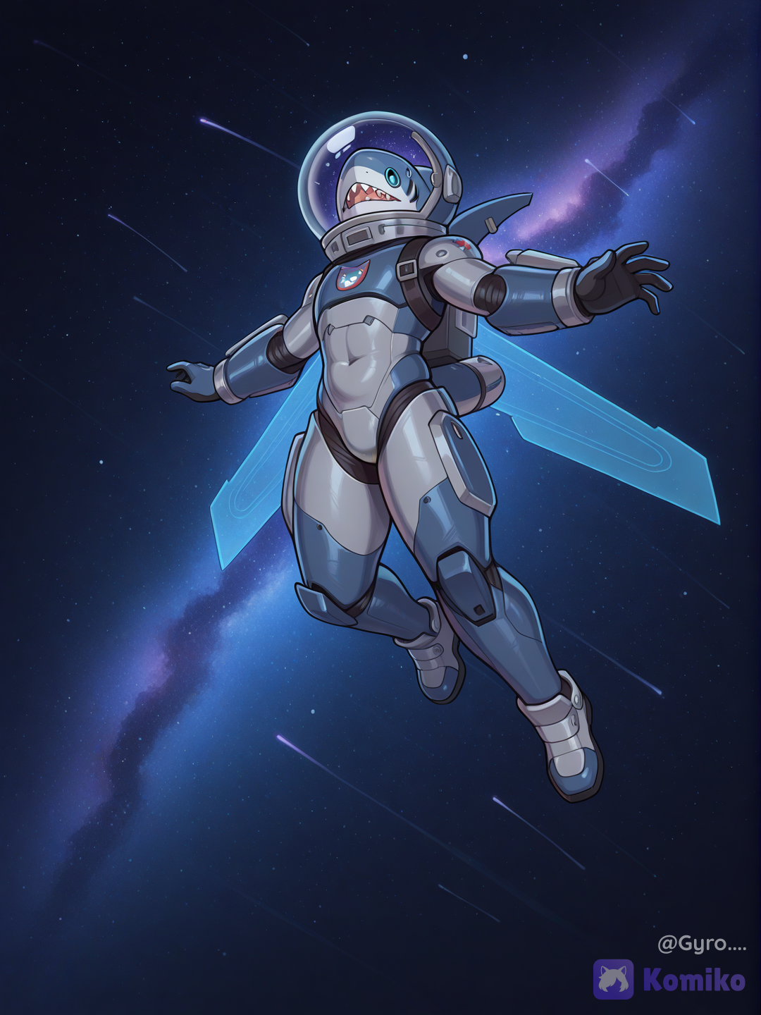 Blahaj the space wanderer