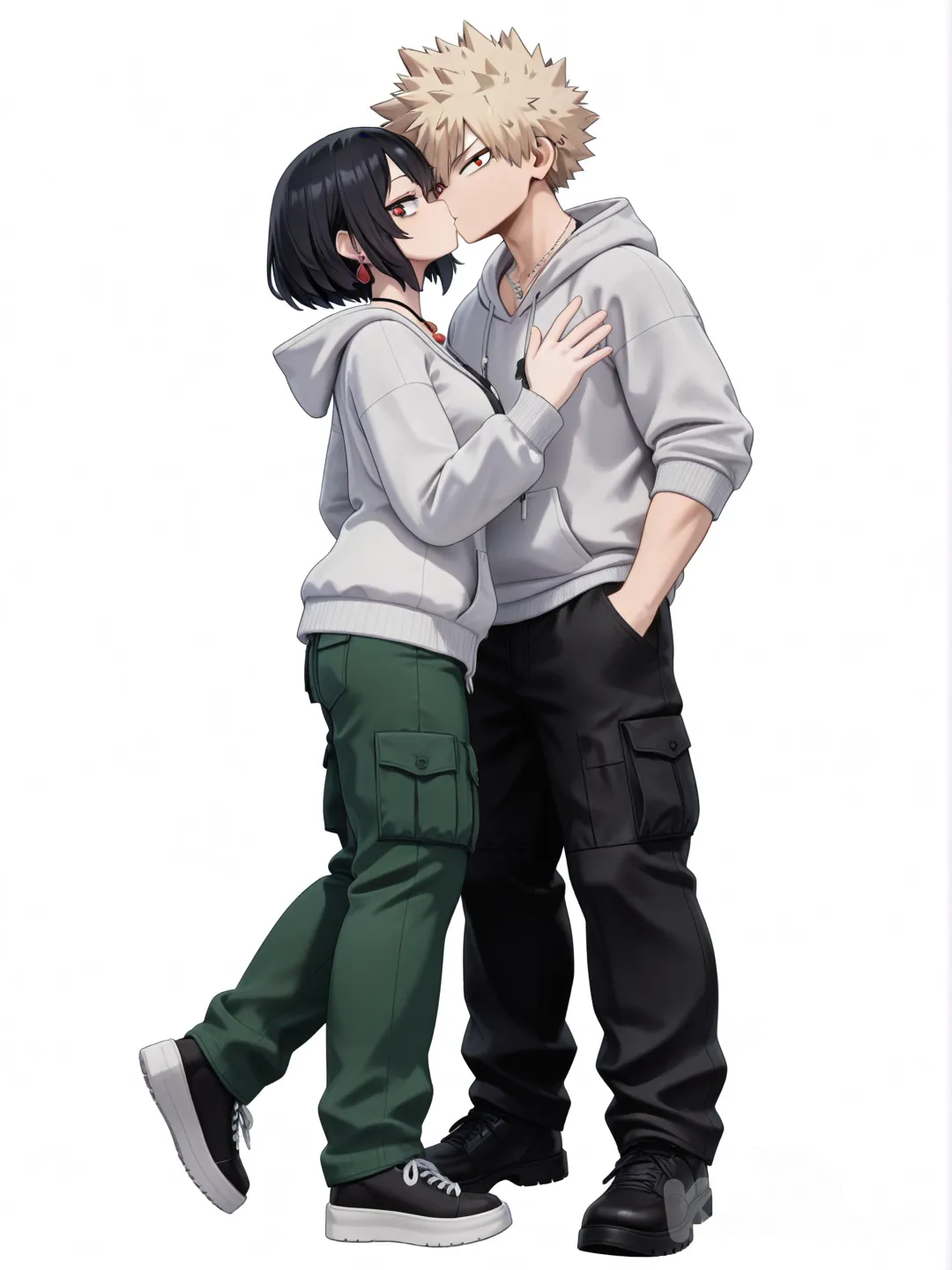 My OC Akari Suzuki and Katsuki Bakugo