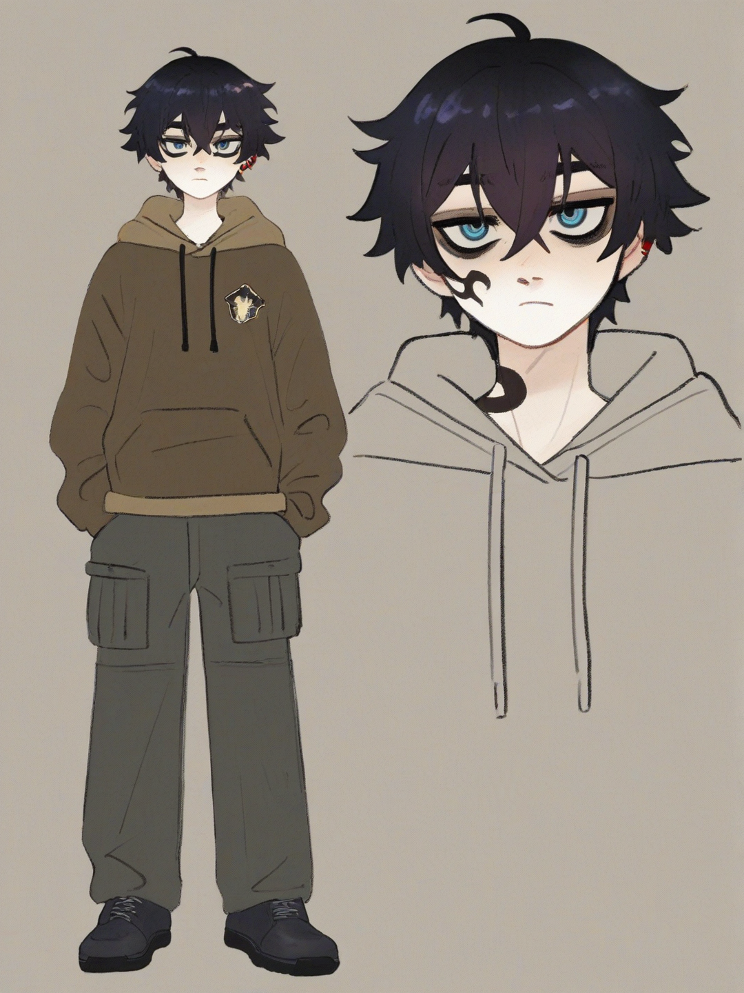 Dabi but with no scars