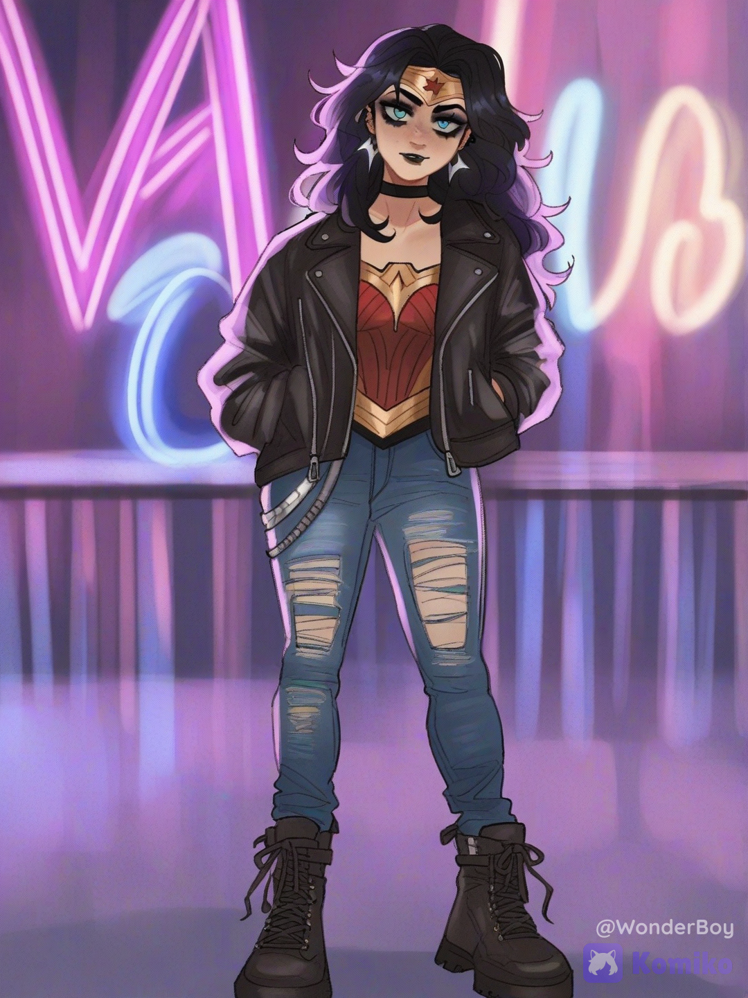Goth Wonder Woman 