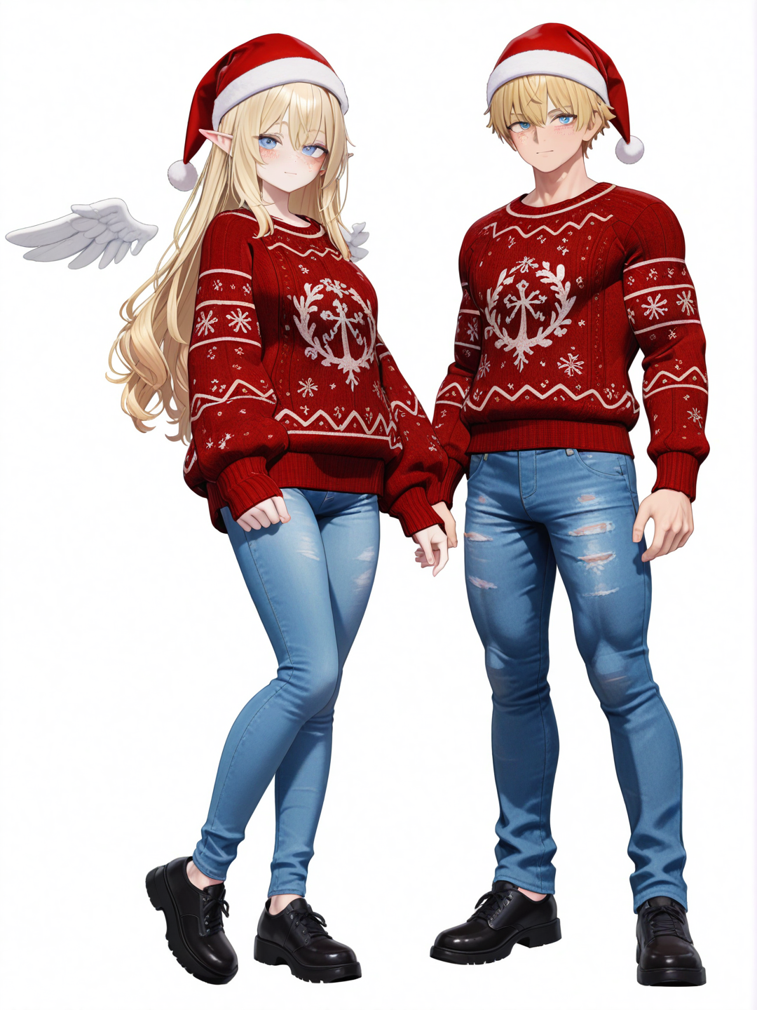 My OC Luna and Jacob Smith