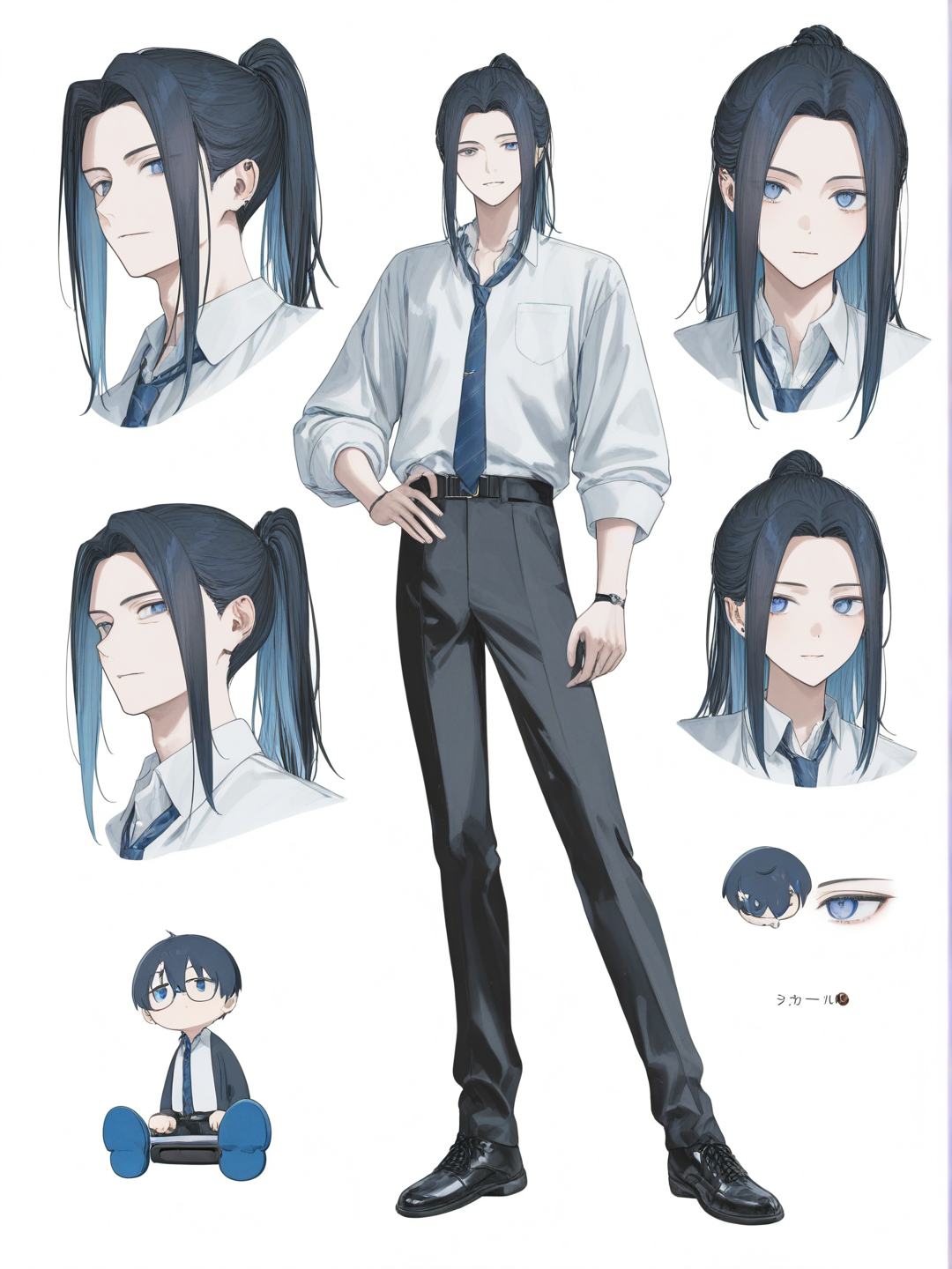 Голубой художник или автор-персонаж)