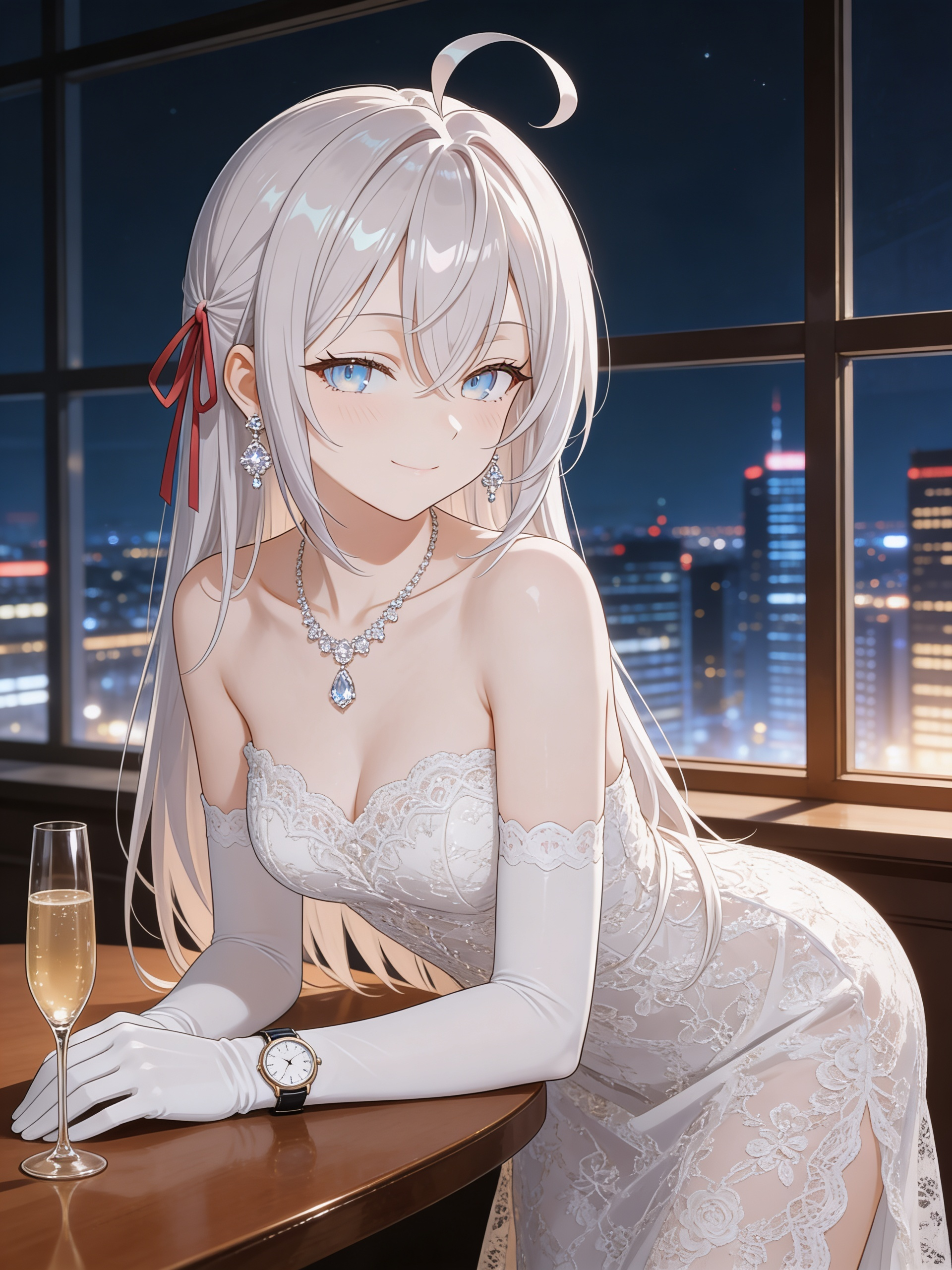 Alisa Mikhailovna Kujou The Silver-Haired Temptress