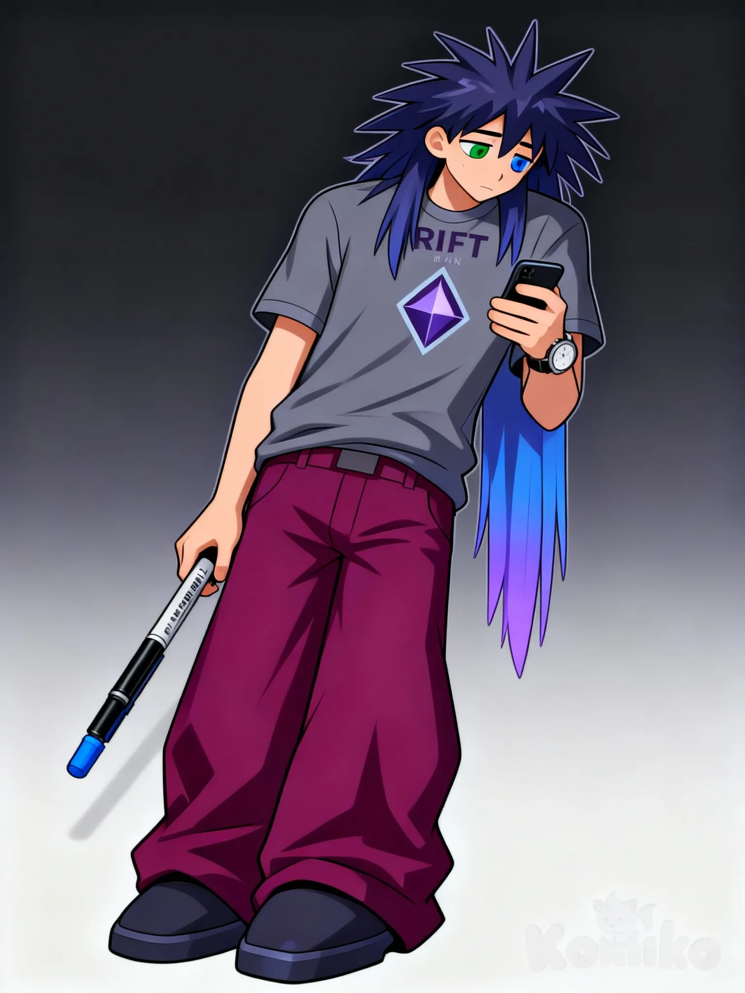 My OC Ethan(Rift Mans Past human self