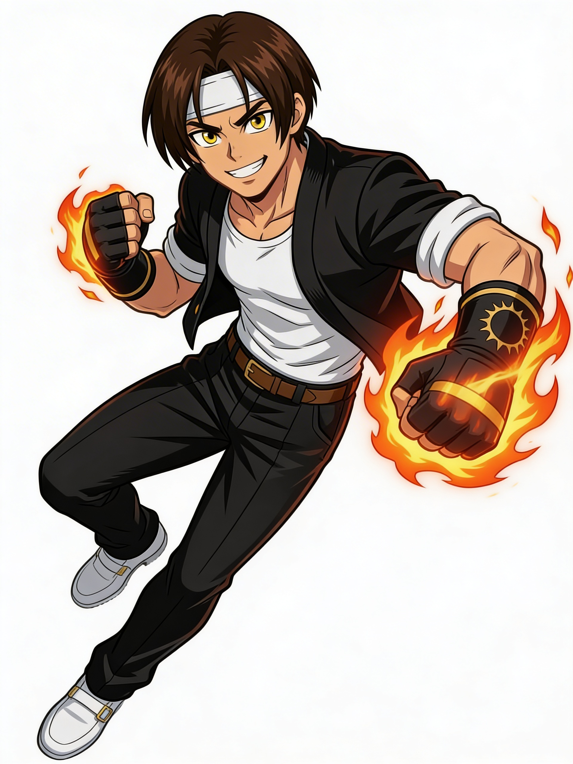 Kusanagi Kyo, The Heir of the Kusanagi Clan, The Scion of the Flame.